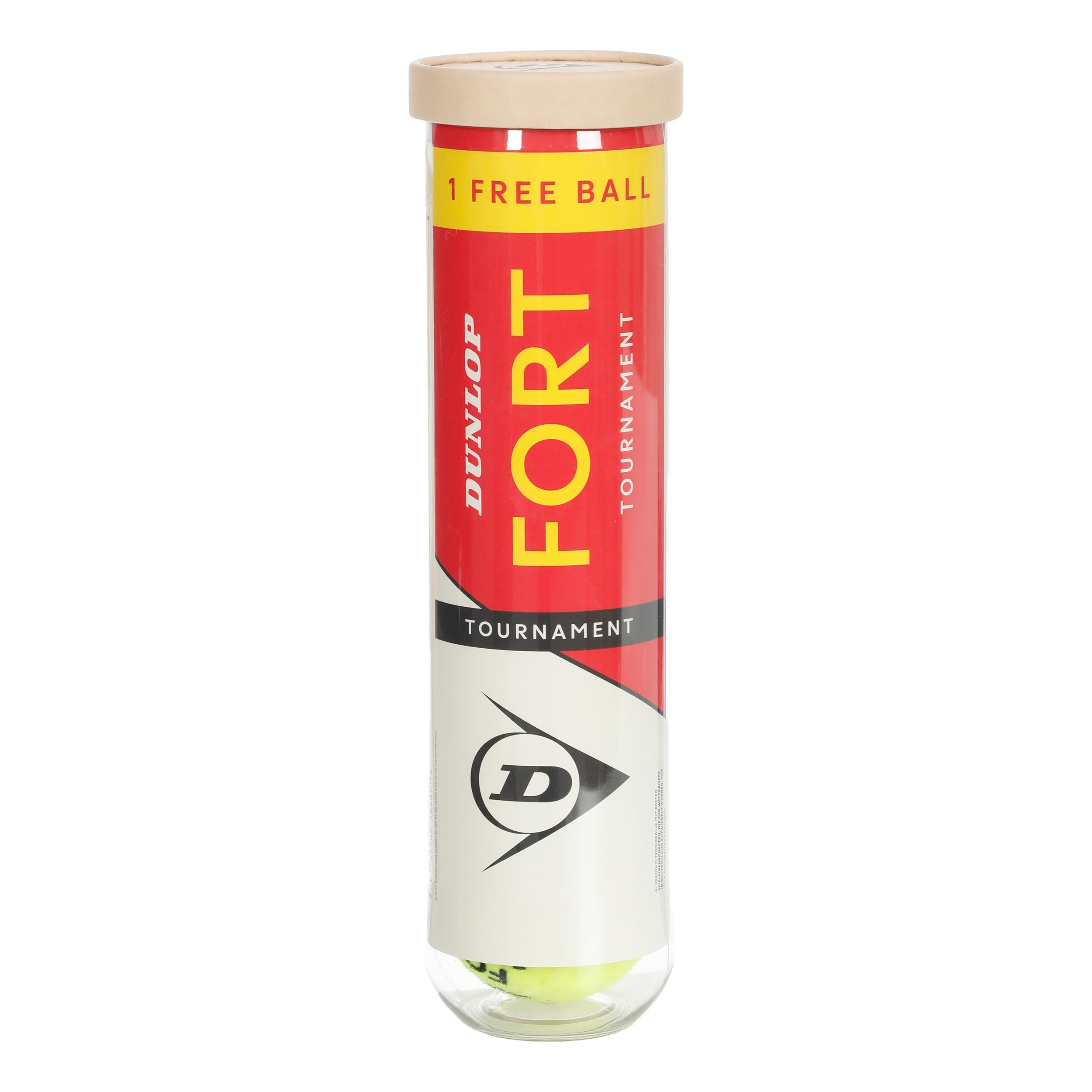 Dunlop Fort Tournament One Ball Free Dåse Med 4