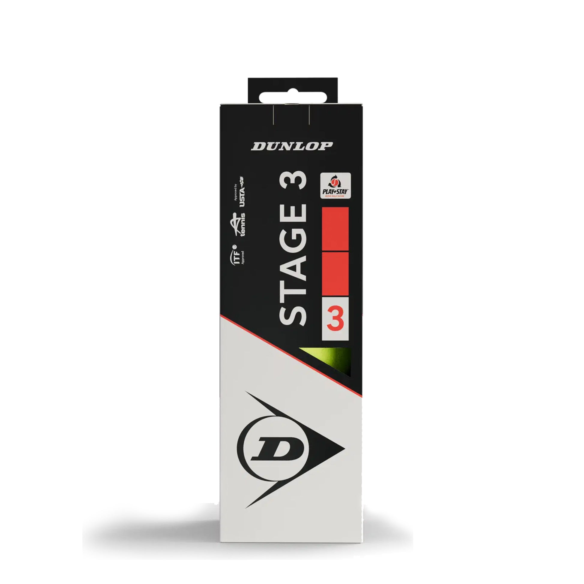 Dunlop Mini Tennis (Stage 3) Red Pakke Med 3
