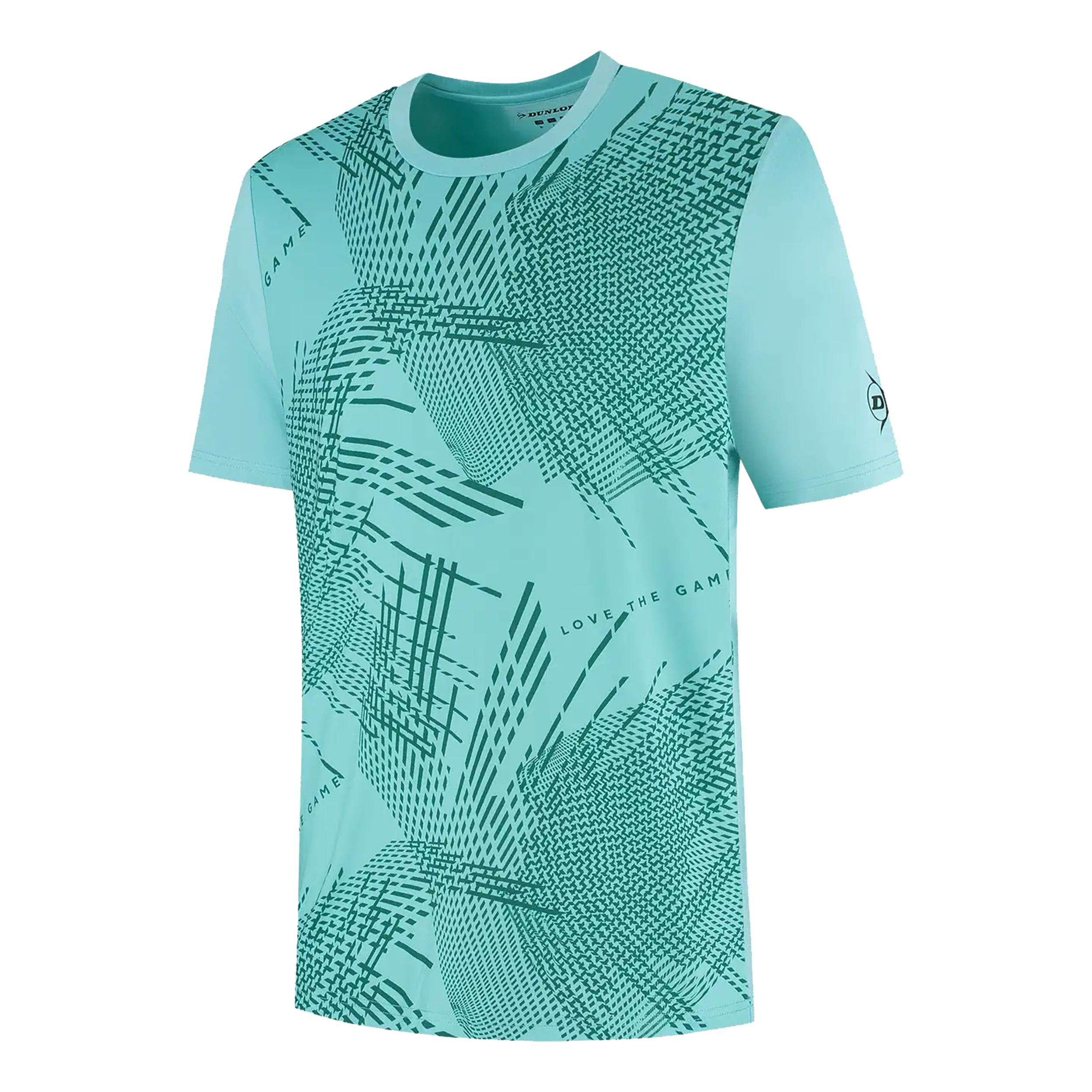 Dunlop Game T-shirt Herrer-Turkis,Grøn