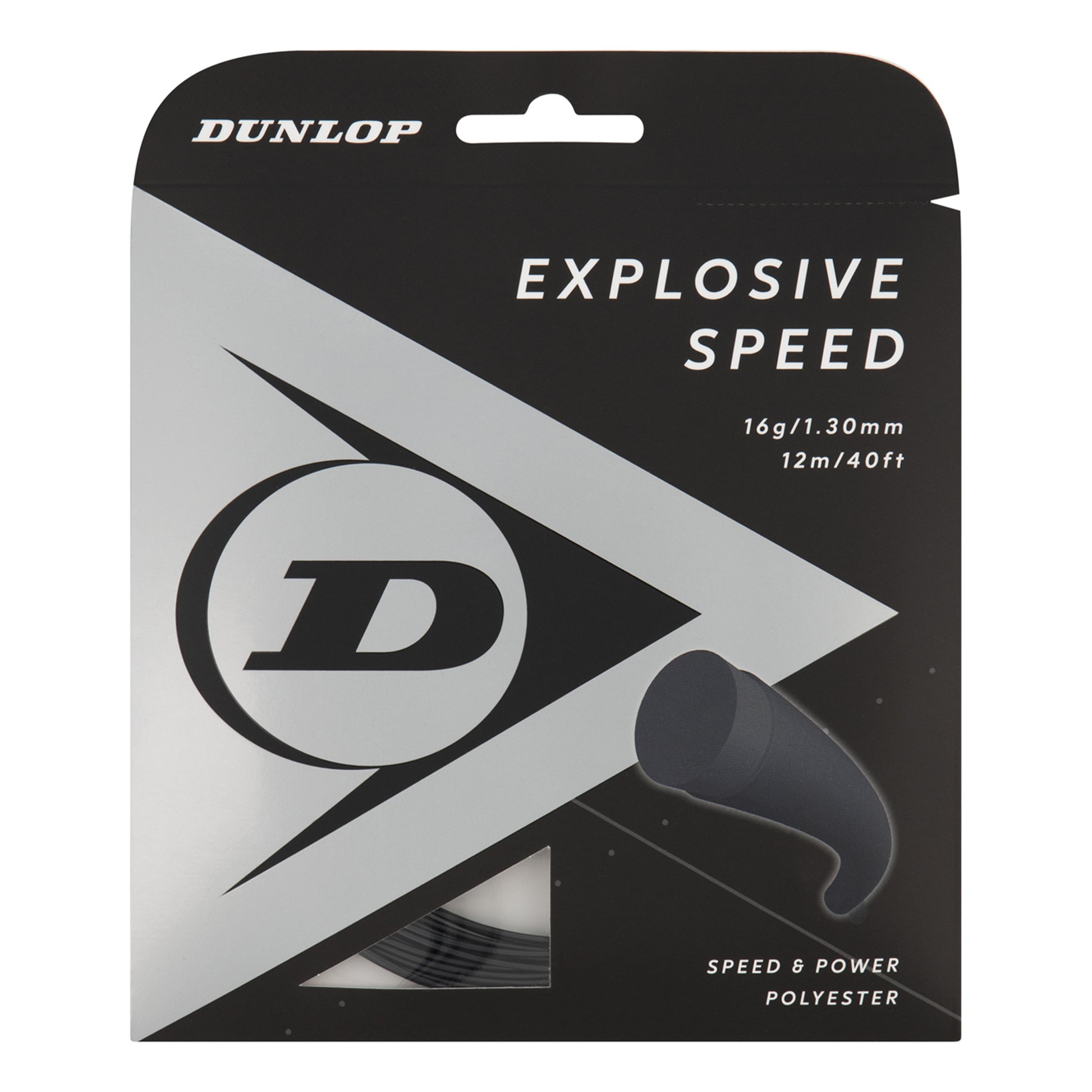 Dunlop Explosive Speed Strengesæt 12m-Sort