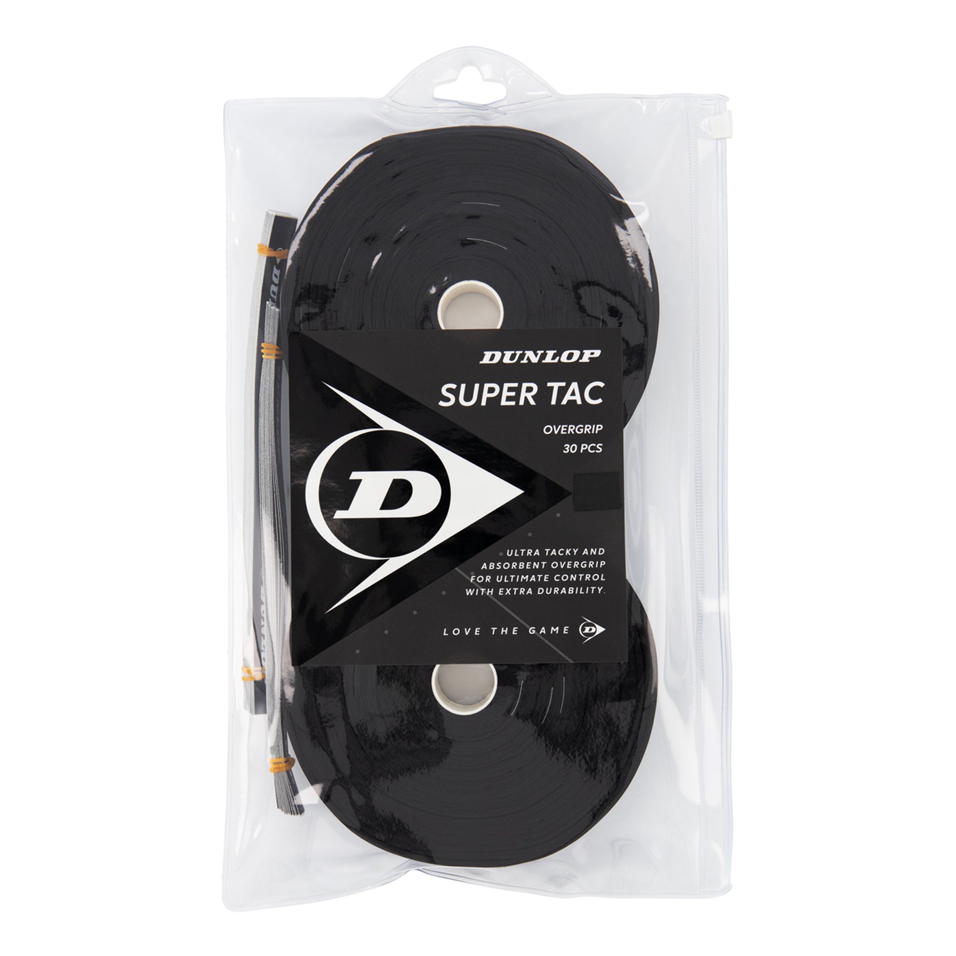 Dunlop Super Tac Pakke Med 30-Sort