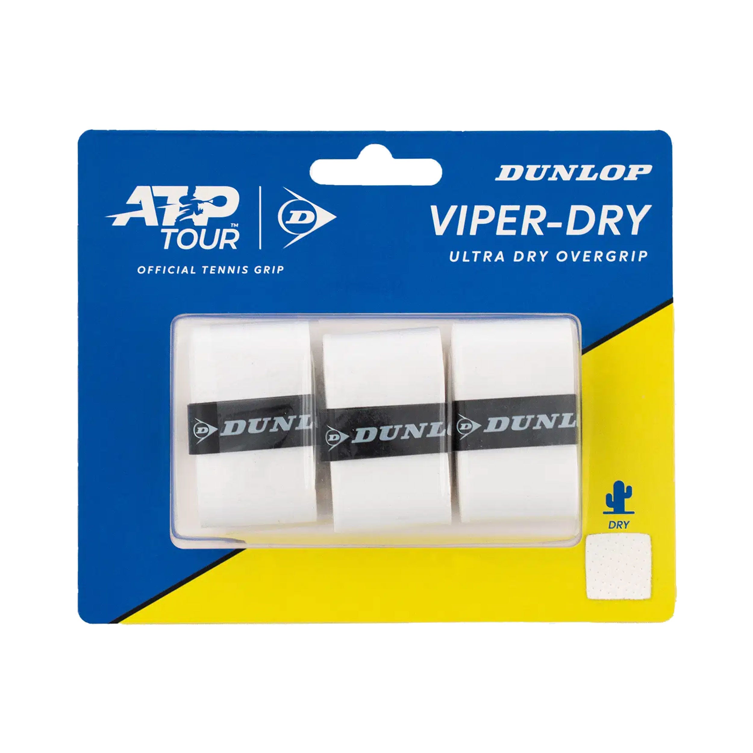 Dunlop Viperdry Pakke med 3 - hvid