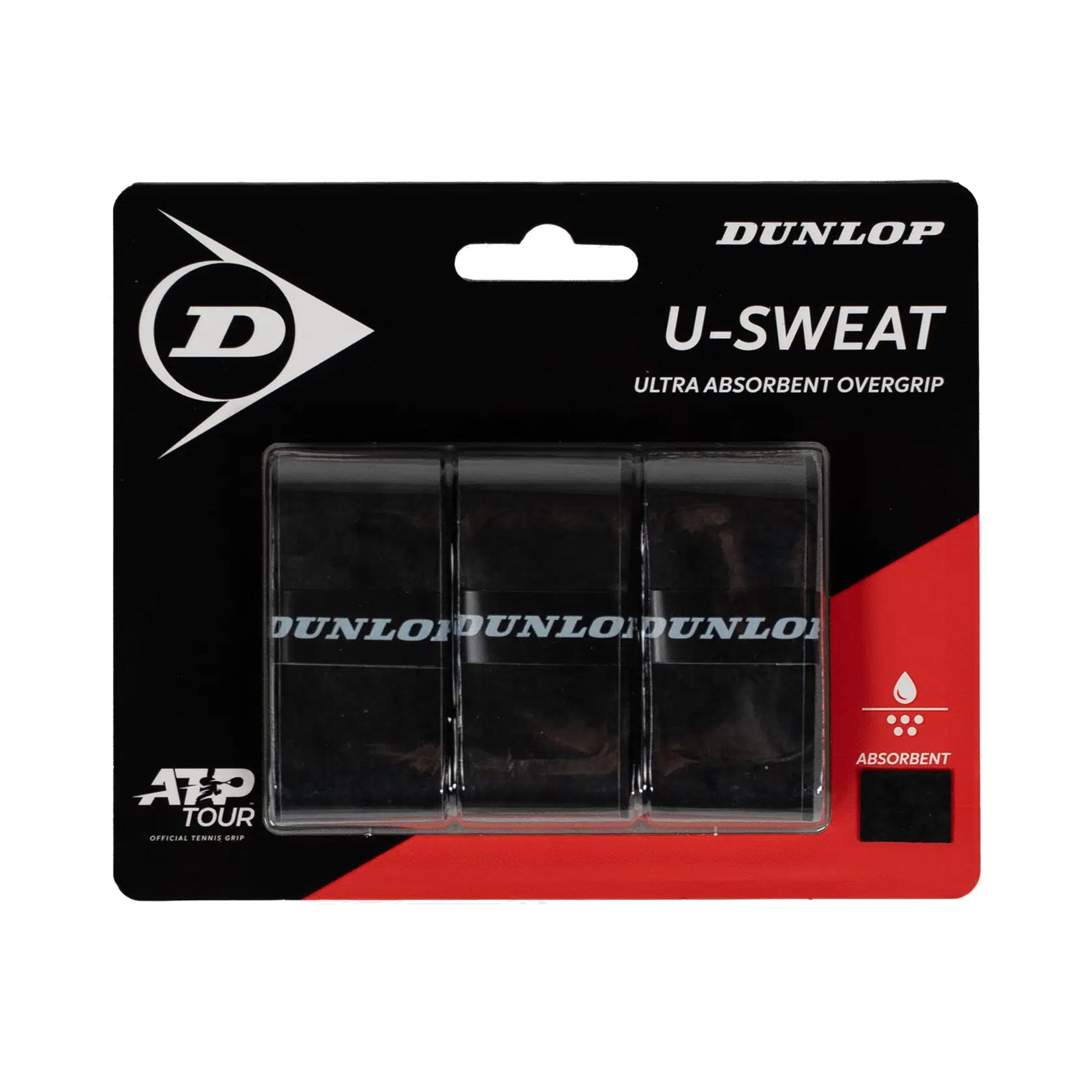 Dunlop U-Sweat Pakke med 3 - sort