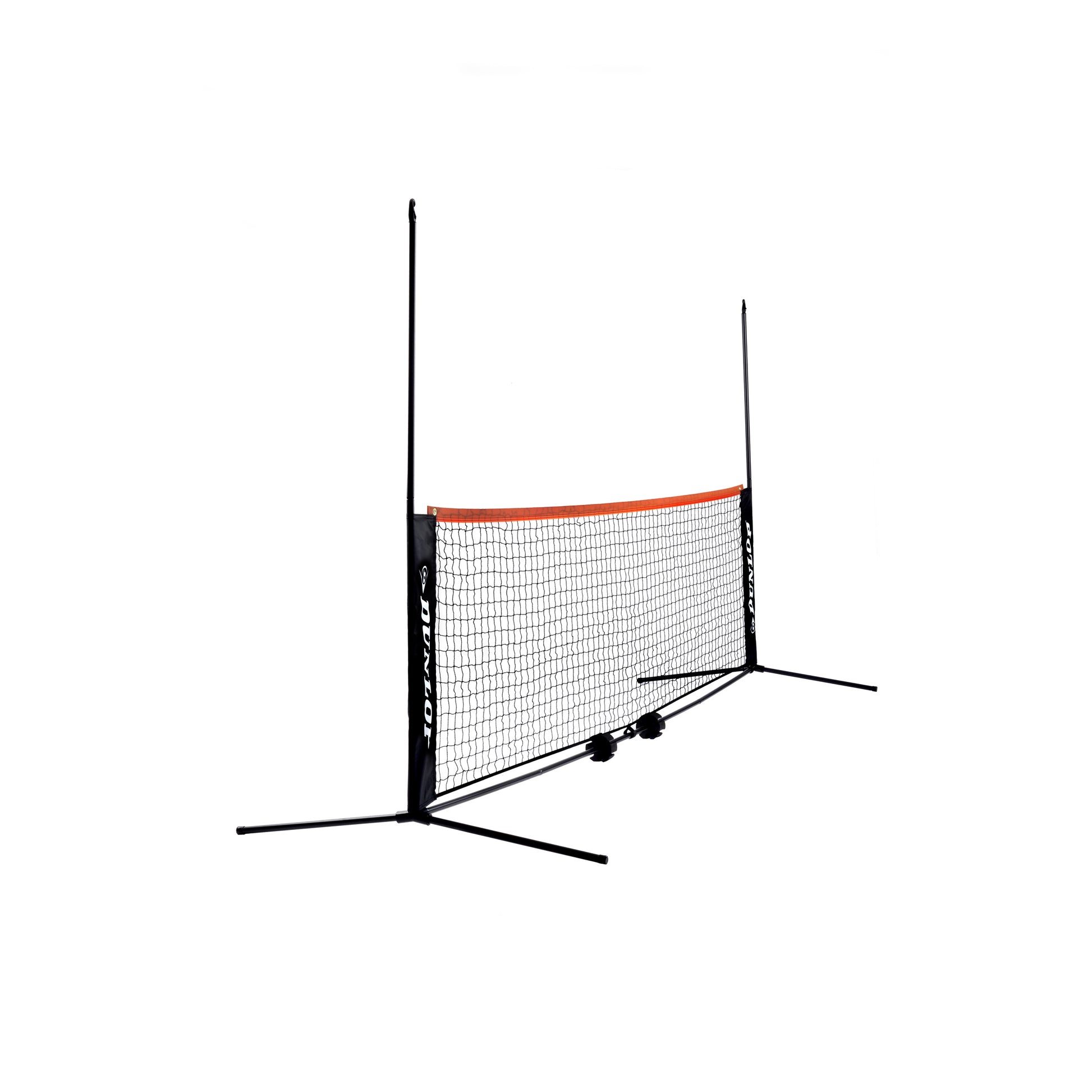 Dunlop Tennisnet 3m Med Stænger-Rød,Sort
