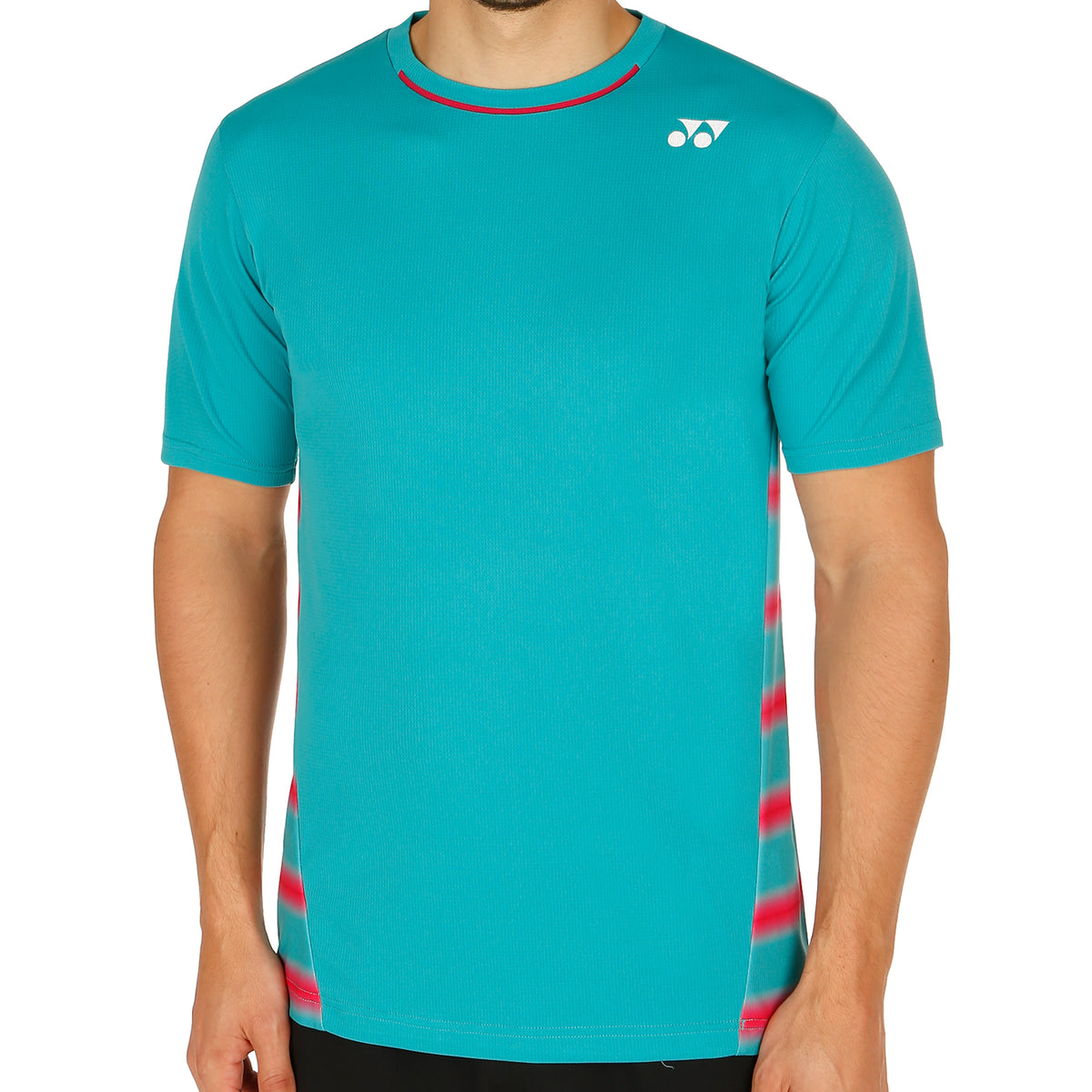 Yonex Wawrinka T-shirt Herrer - turkis, rød
