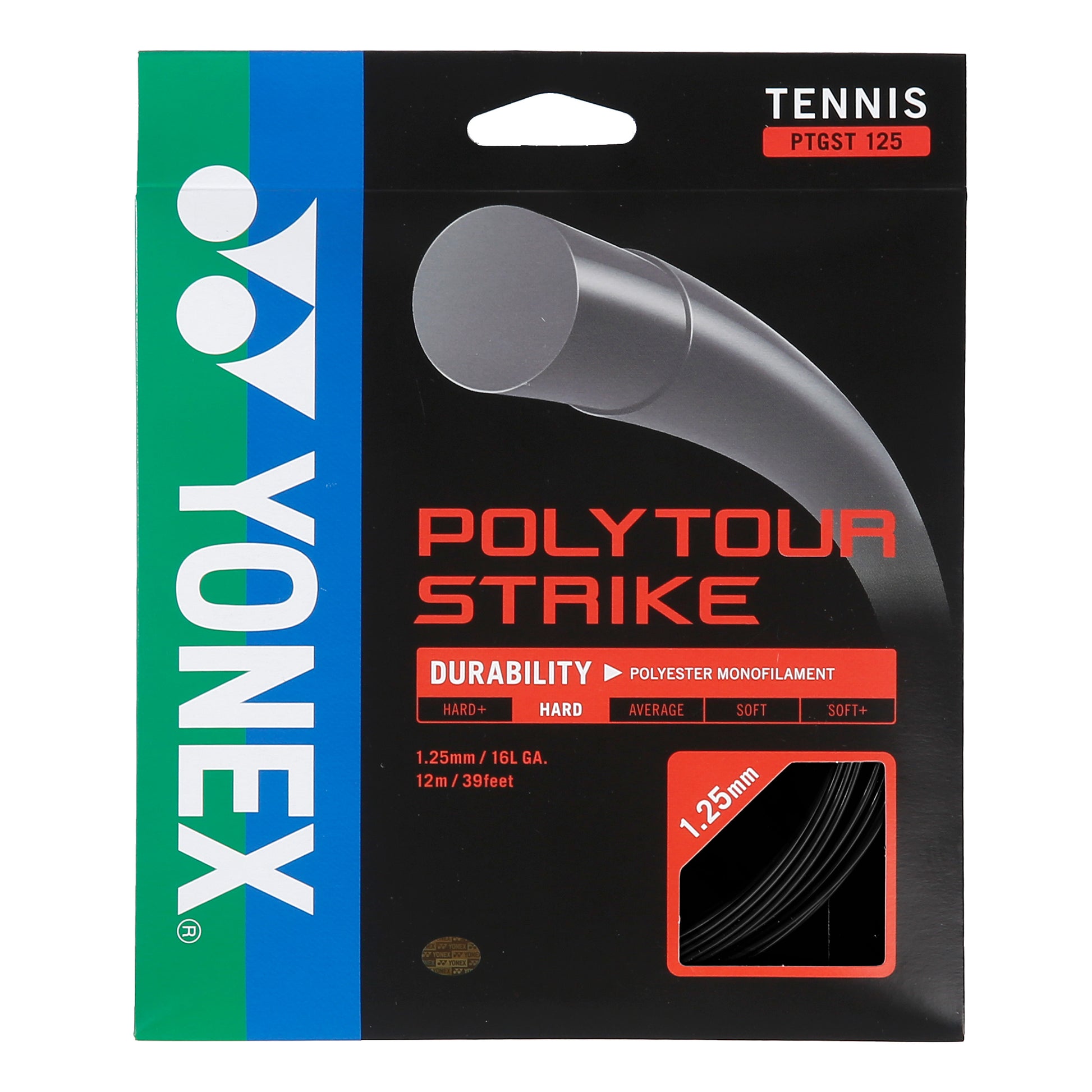 Yonex Poly Tour Strike Strengesæt 12m - sort
