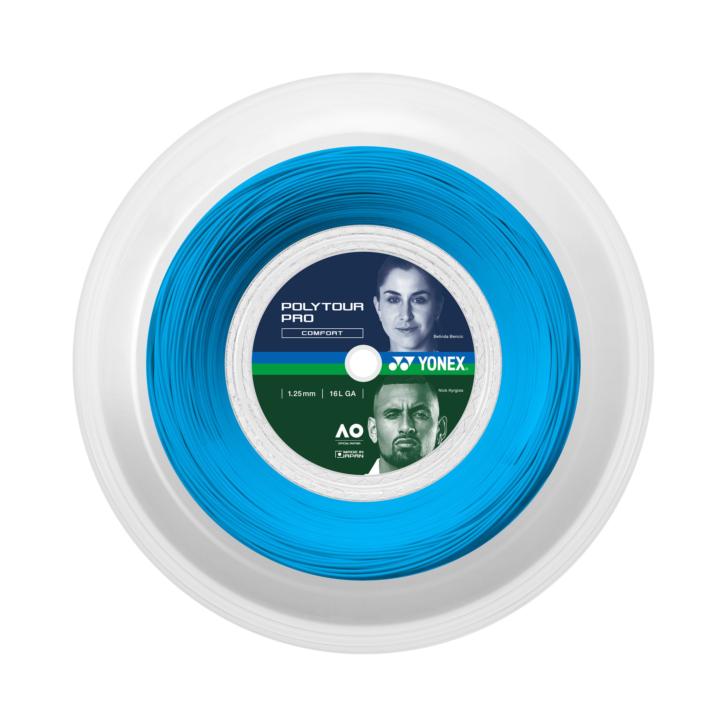 Yonex Pro Poly Tour Pro Strenge,Rulle 200m-Blå