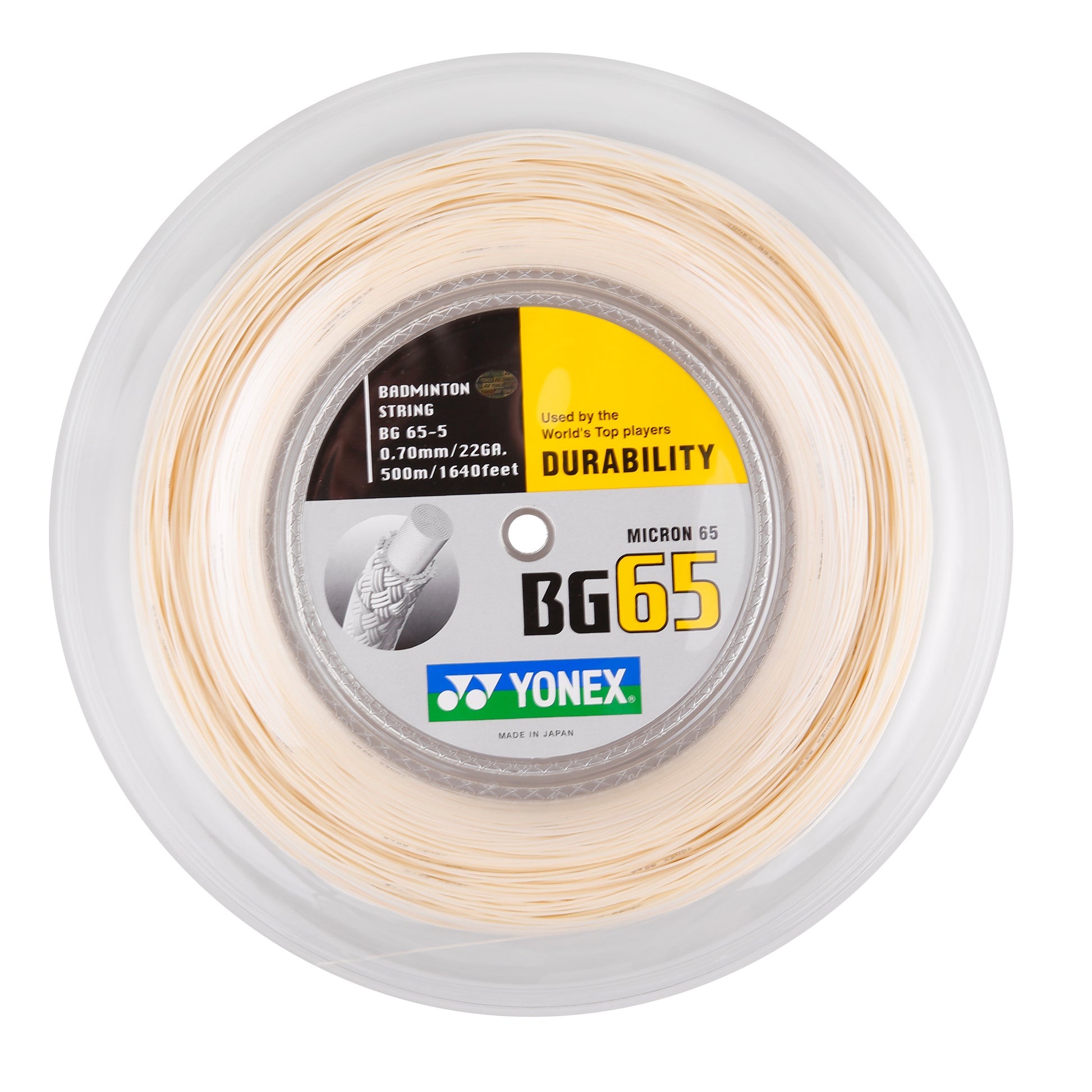 Yonex BG65 Badmintonstrenge,Rulle
