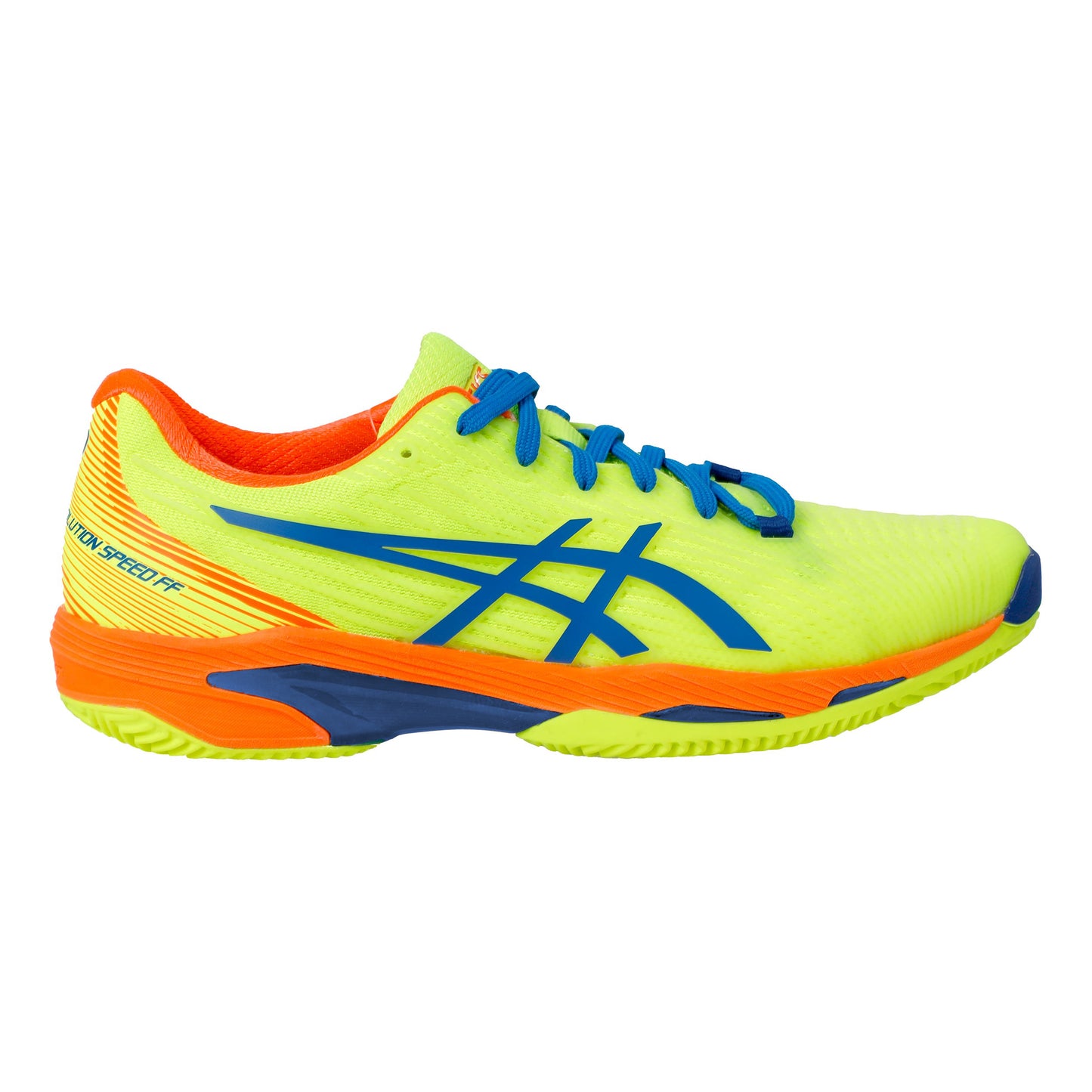 ASICS Solution Speed FF 2 Grusbanesko Herrer - neongul, blå