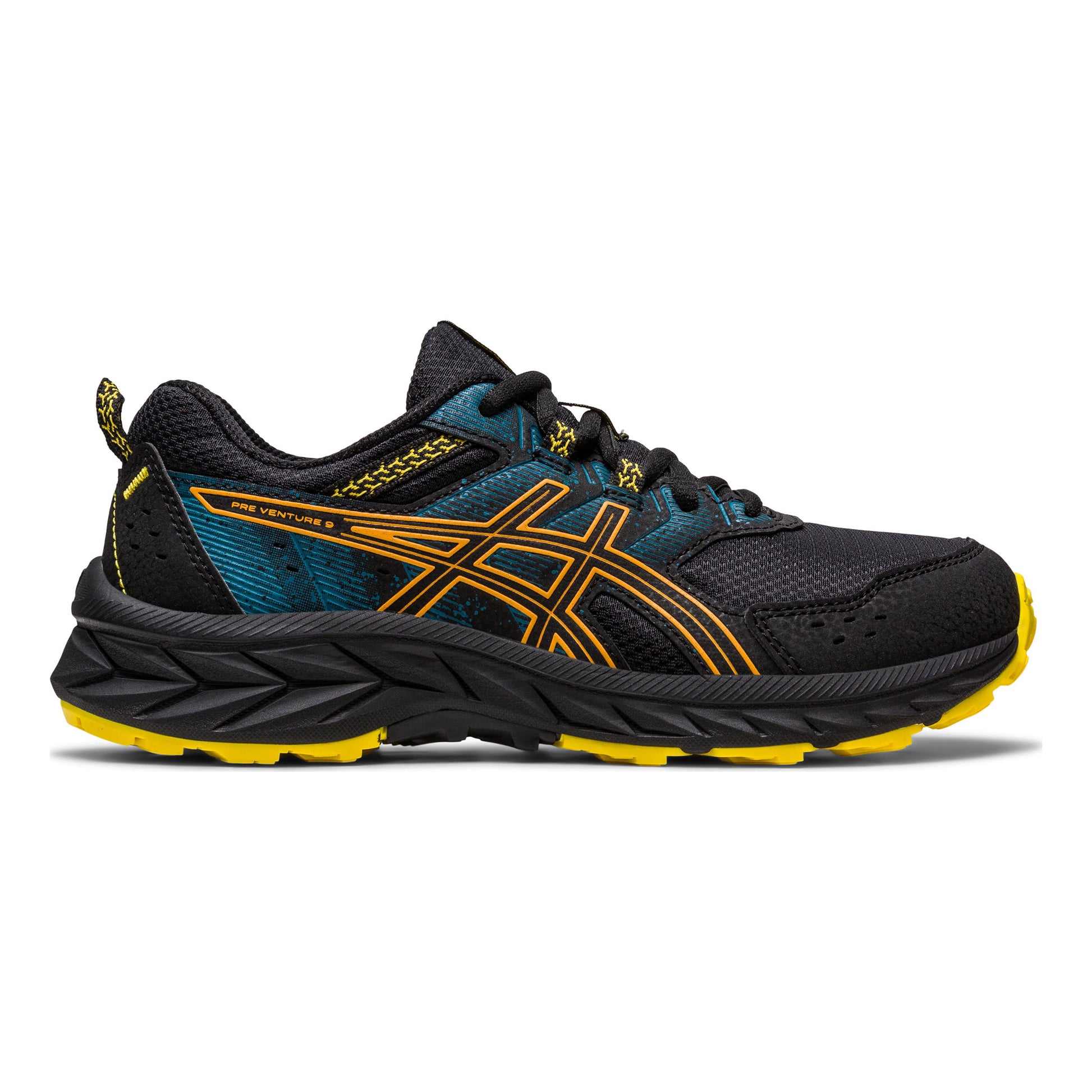 ASICS Pre-Venture 9 GS Trailsko Børn - sort, gul