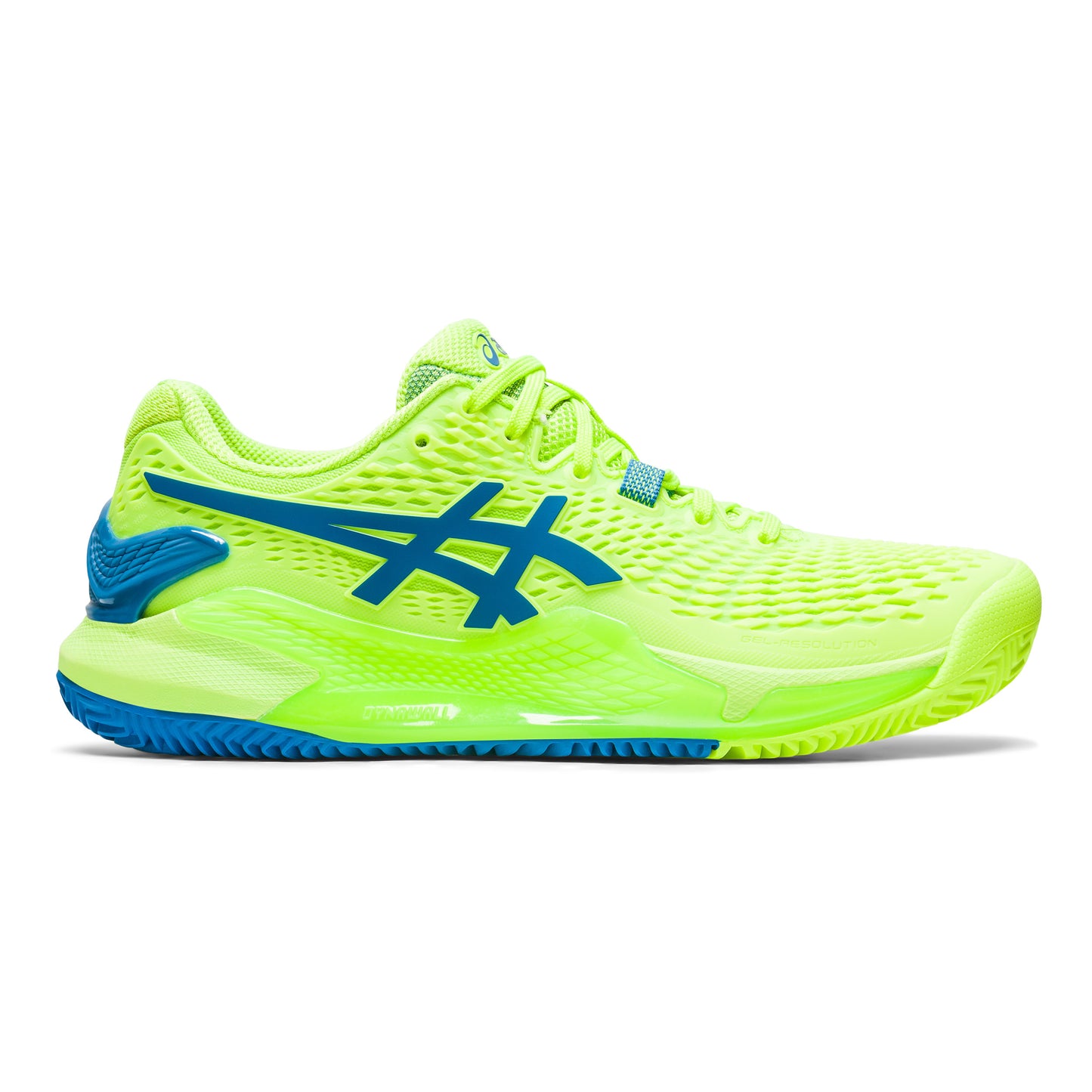 ASICS Gel-Resolution 9 Grusbanesko Damer - neongrøn, blå