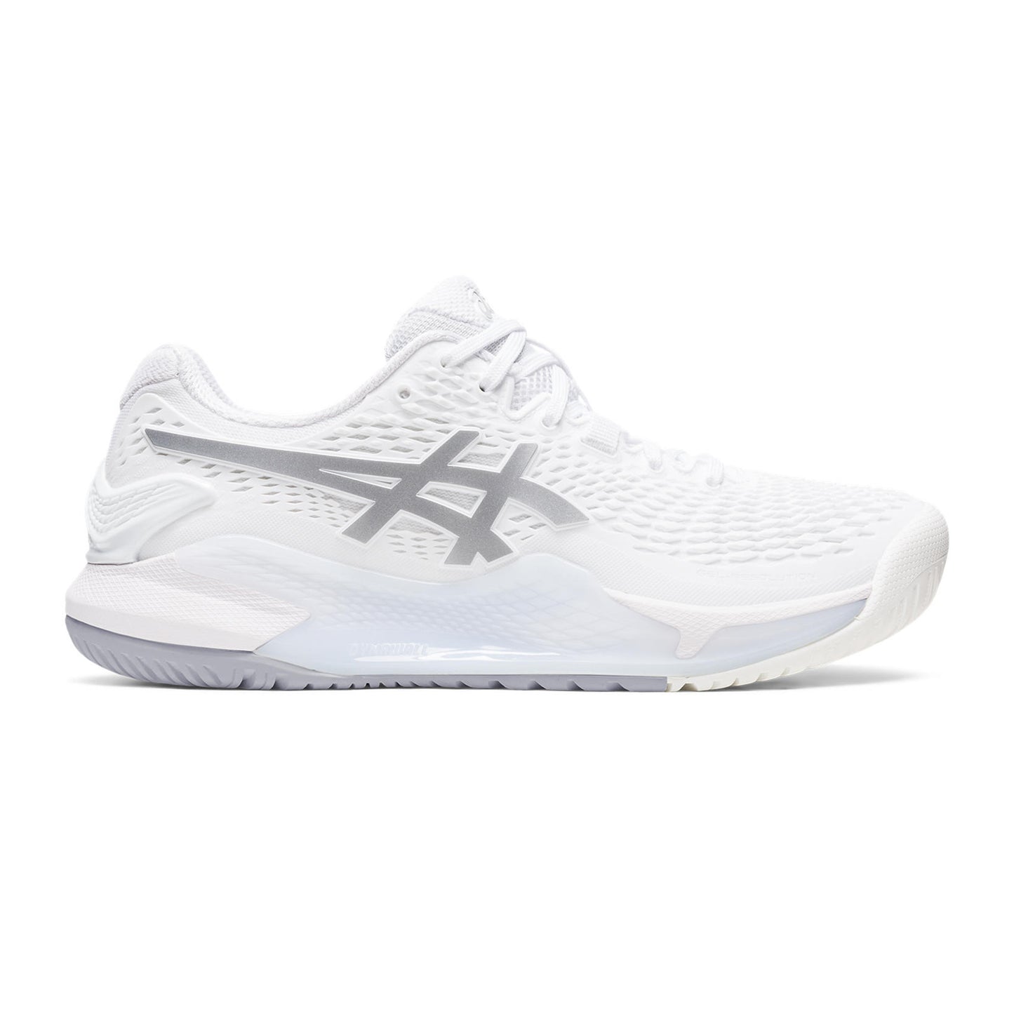 ASICS Gel-Resolution 9 Allcourt-sko Damer - hvid, sølv