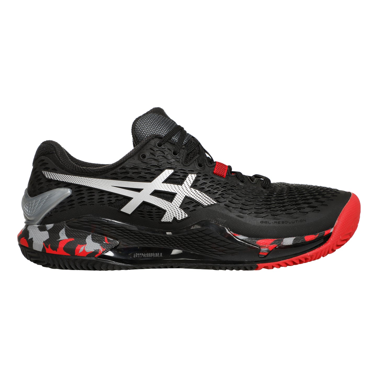 ASICS GEL-Resolution 9 Grusbanesko Herrer - sort, sølv