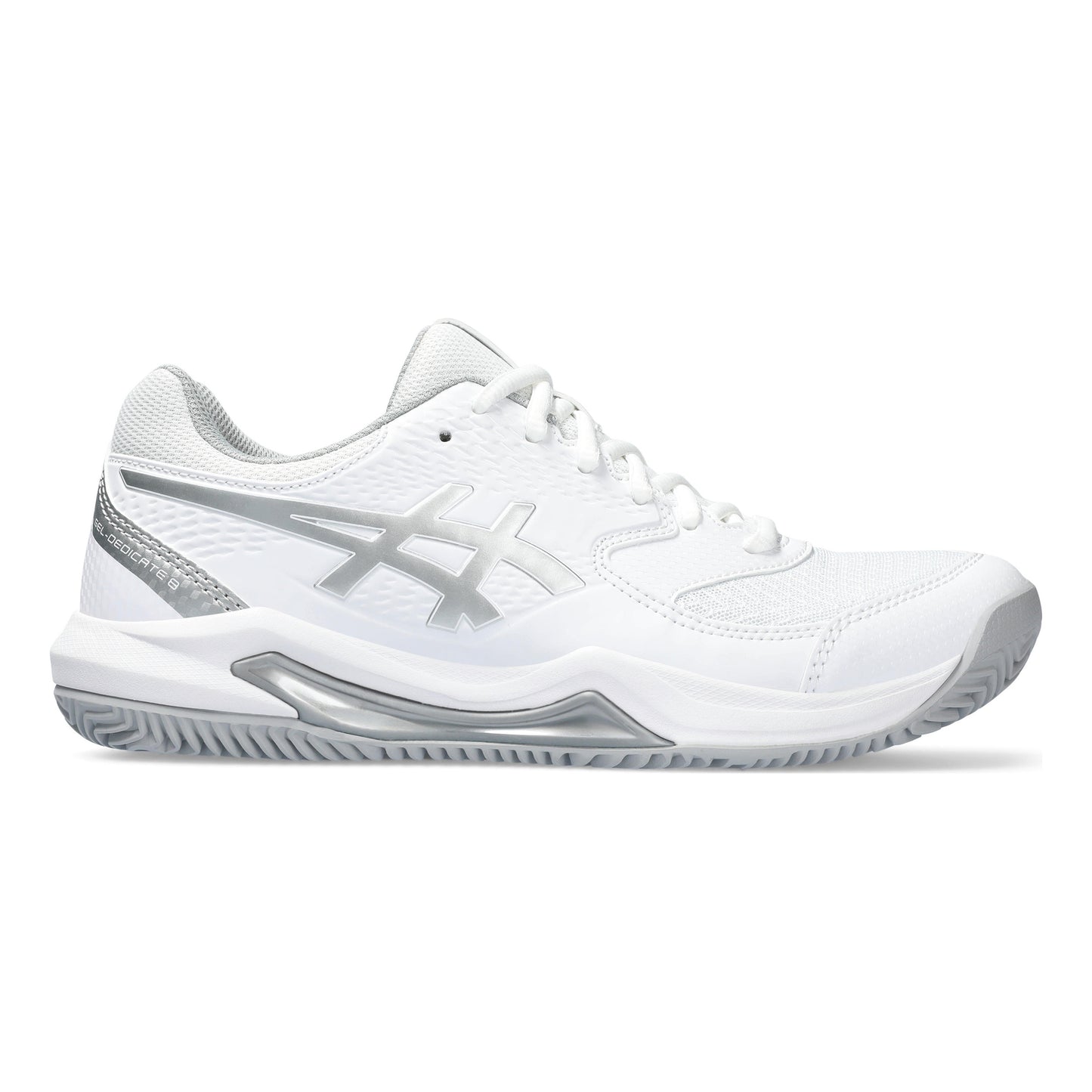 ASICS Gel-Dedicate 8 Grusbanesko Damer - hvid, sølv