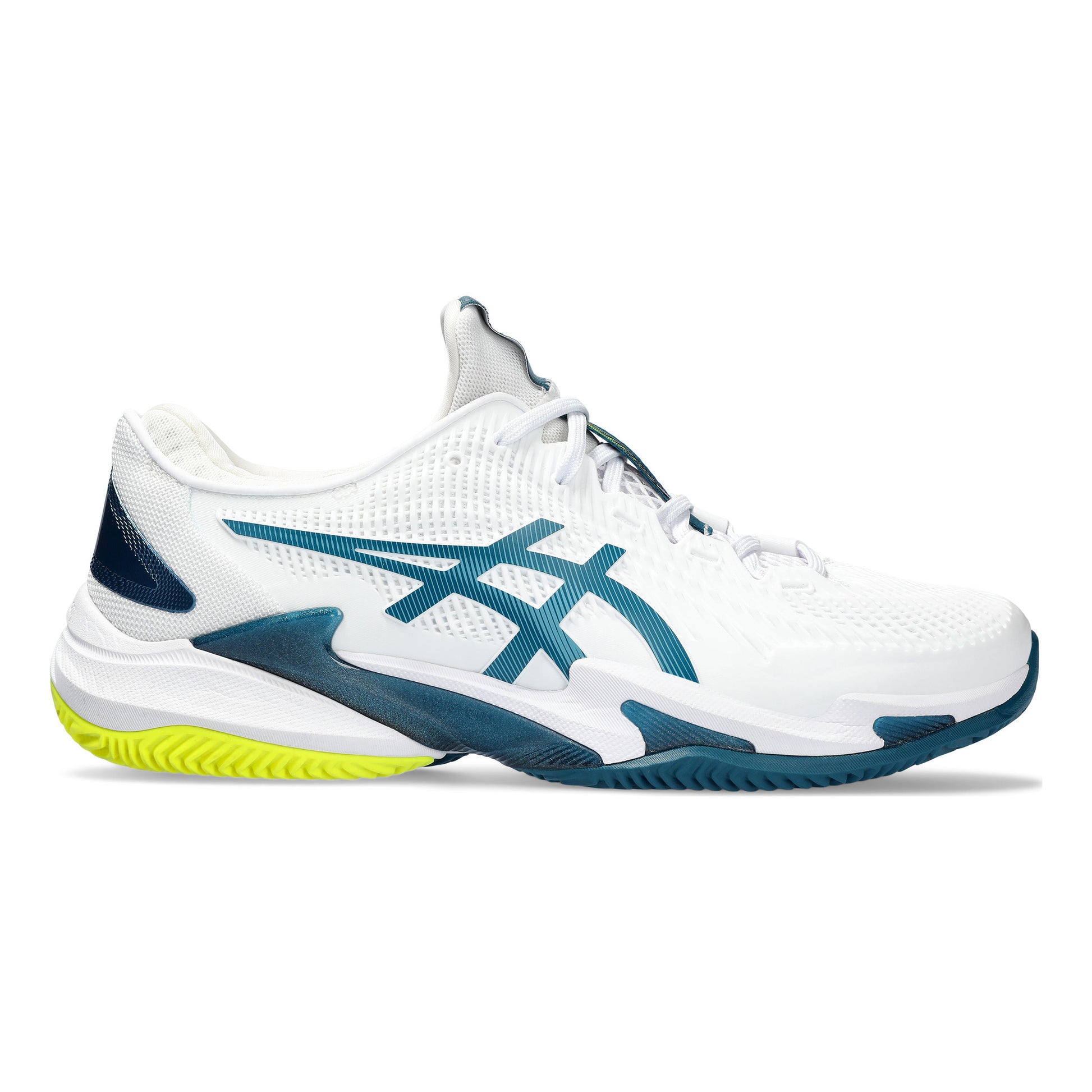 ASICS Court FF 3 Grusbanesko Herrer - hvid, petrol