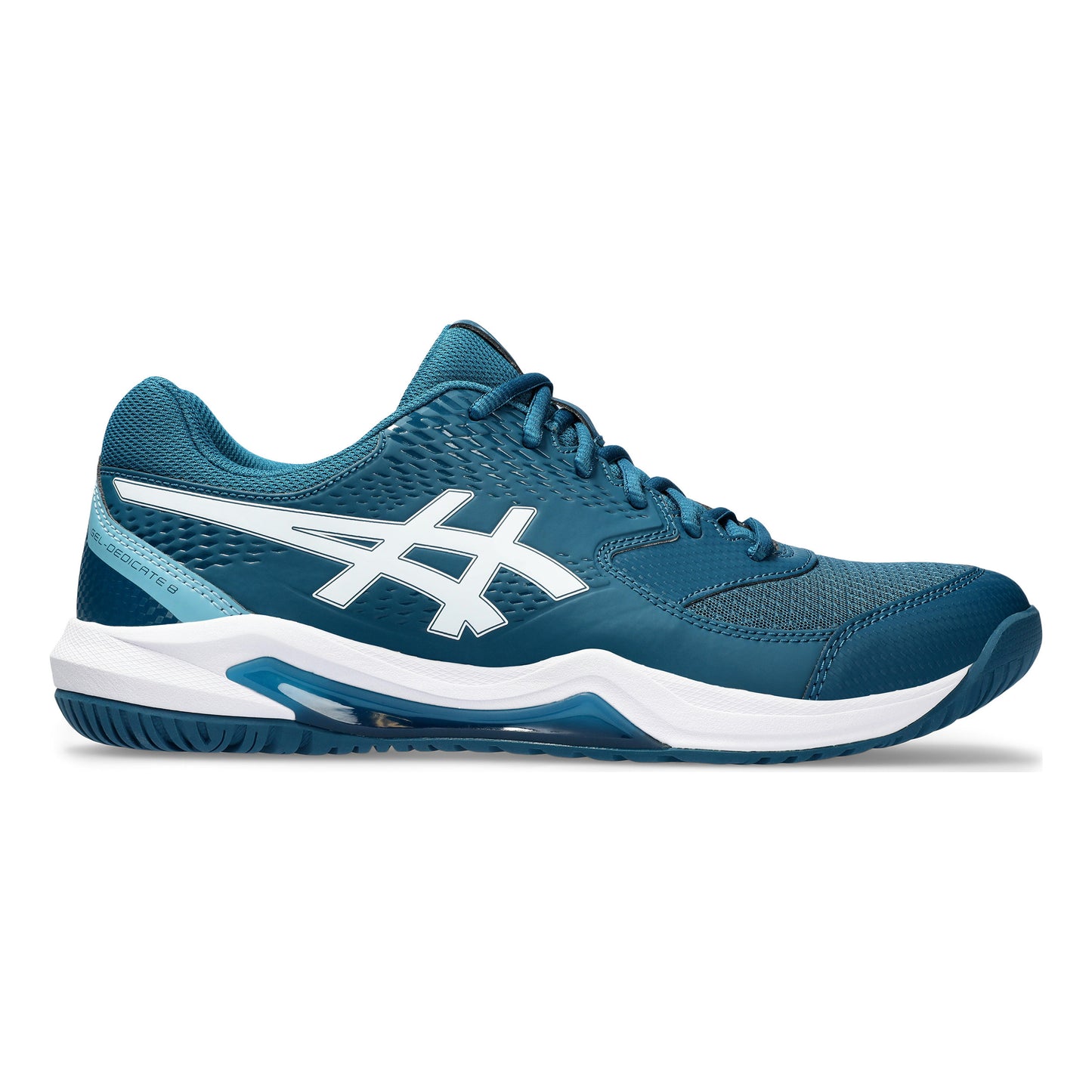 ASICS Gel-Dedicate 8 Allcourt-sko Herrer - petrol, hvid