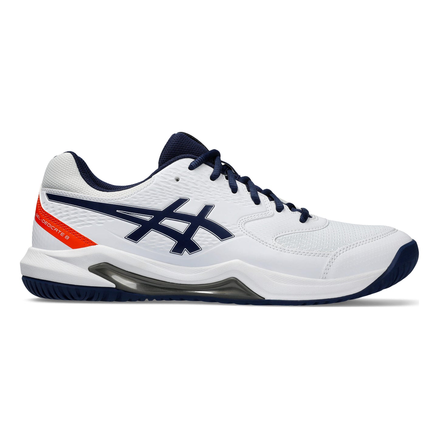 ASICS Gel-Dedicate 8 Allcourt-sko Herrer - hvid, mørkeblå