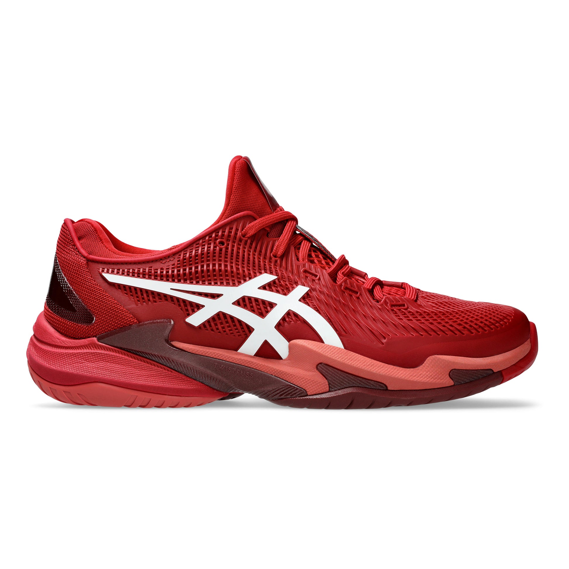ASICS Court FF 3  Novak Allcourt-sko Herrer - vinrød, hvid