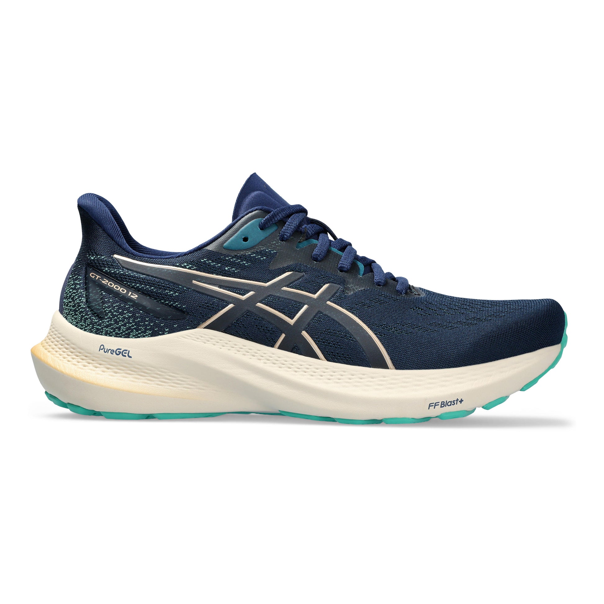 ASICS GT-2000 12 Støttesko Damer - mørkeblå, beige
