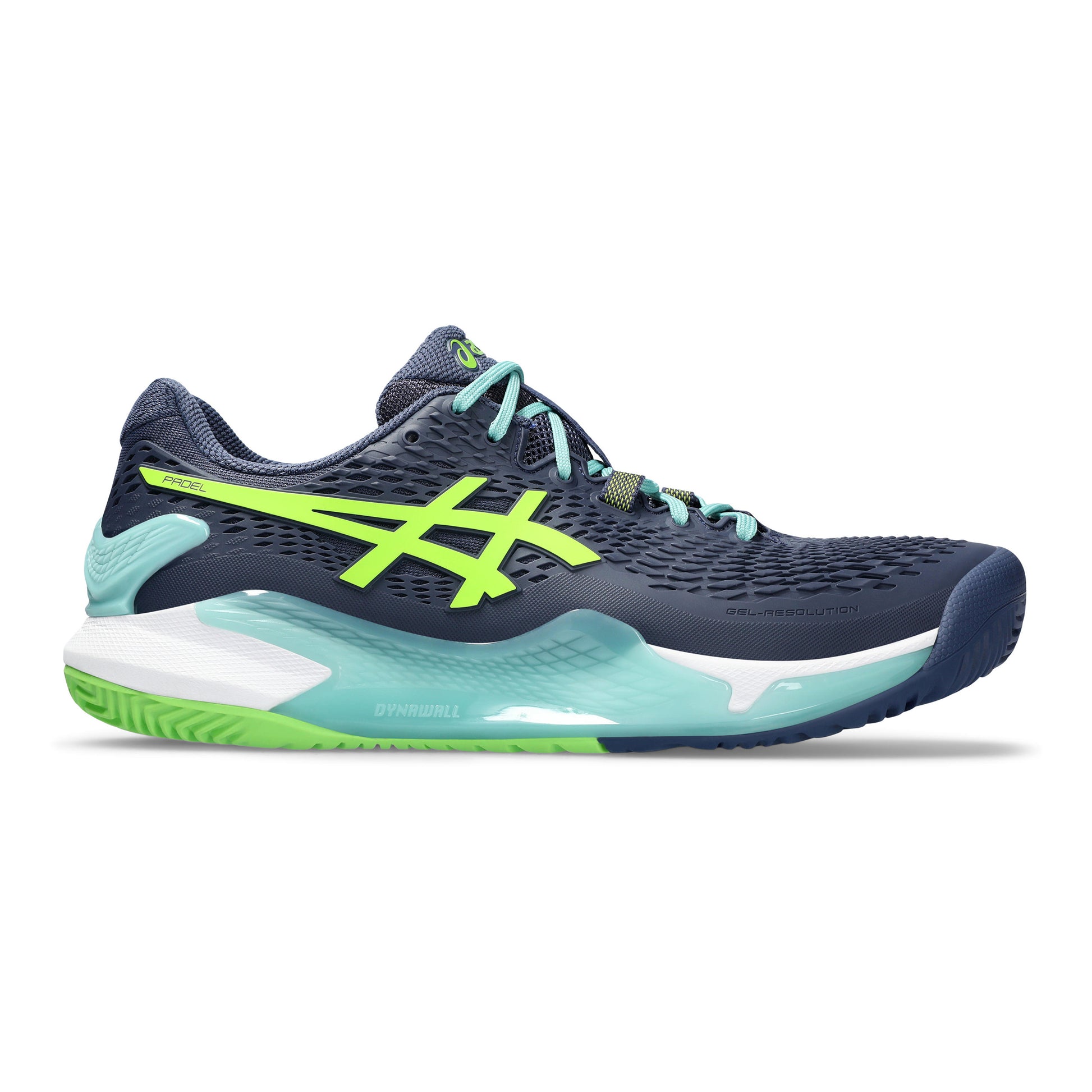 ASICS Gel-Resolution 9 Padelsko Herrer - mørkeblå, turkis