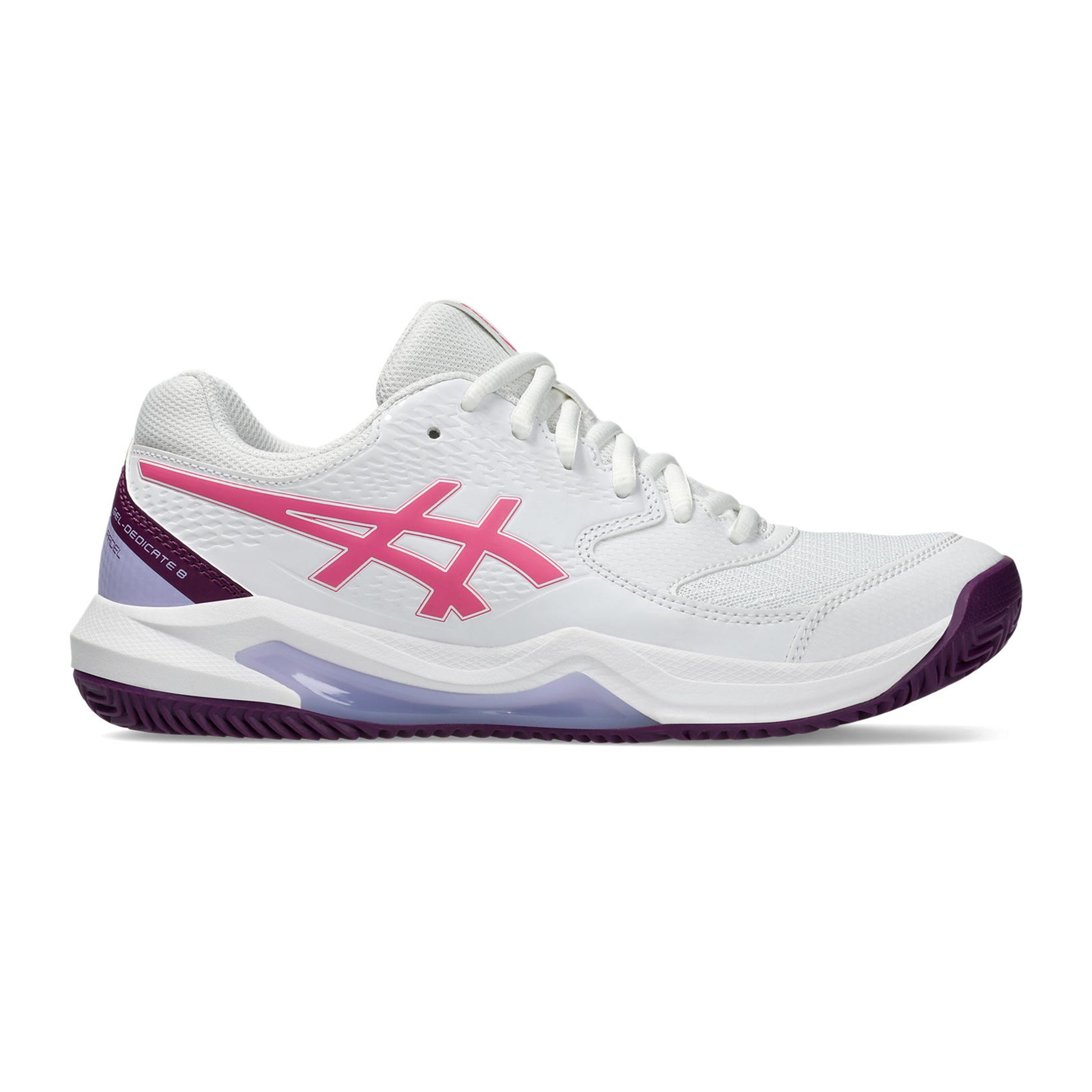 ASICS Gel-Dedicate 8 Padelsko Damer - hvid, lilla