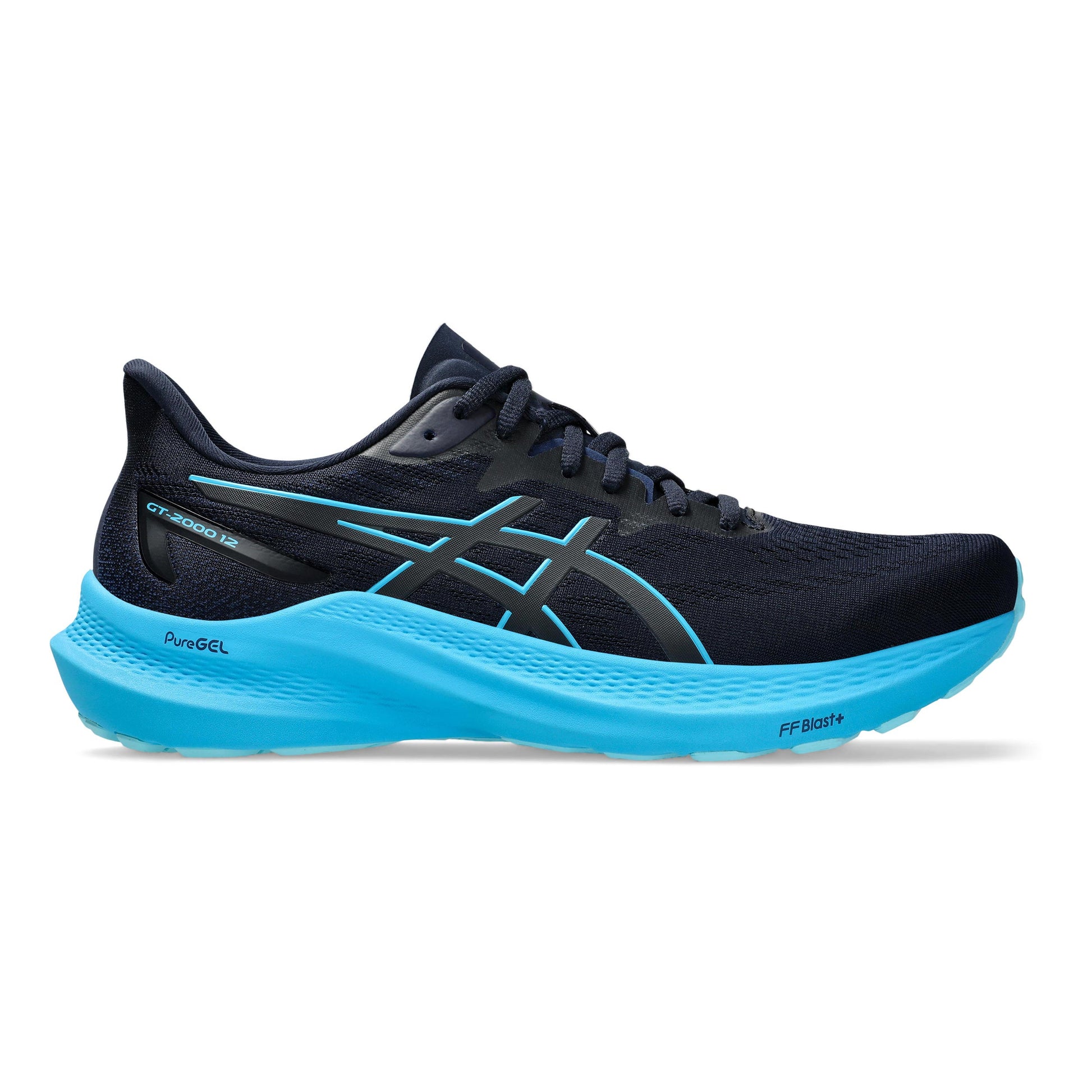 ASICS GT-2000 12 Støttesko Herrer - mørkeblå, turkis