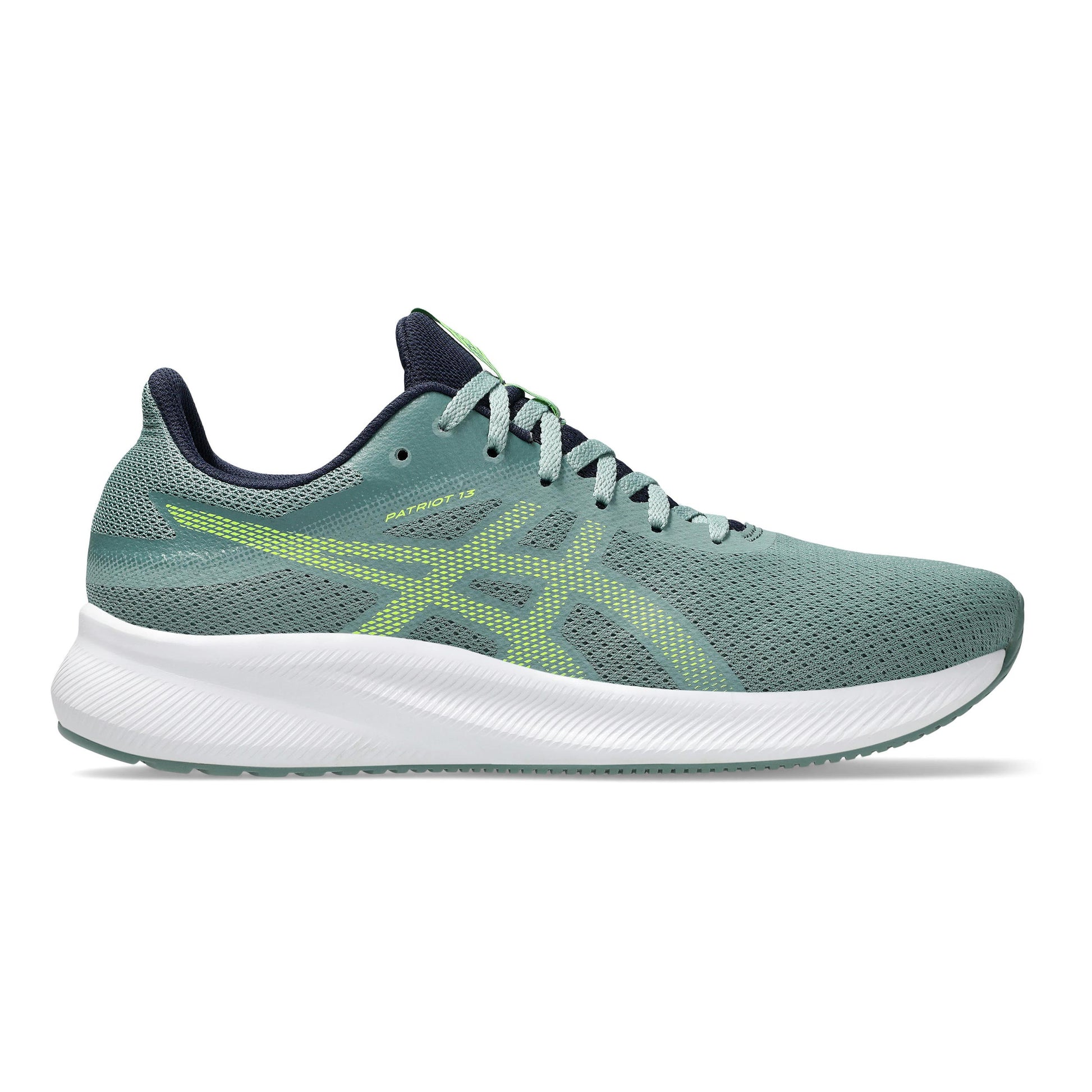 ASICS Patriot 13 Neutral sko Herrer - grå, grøn