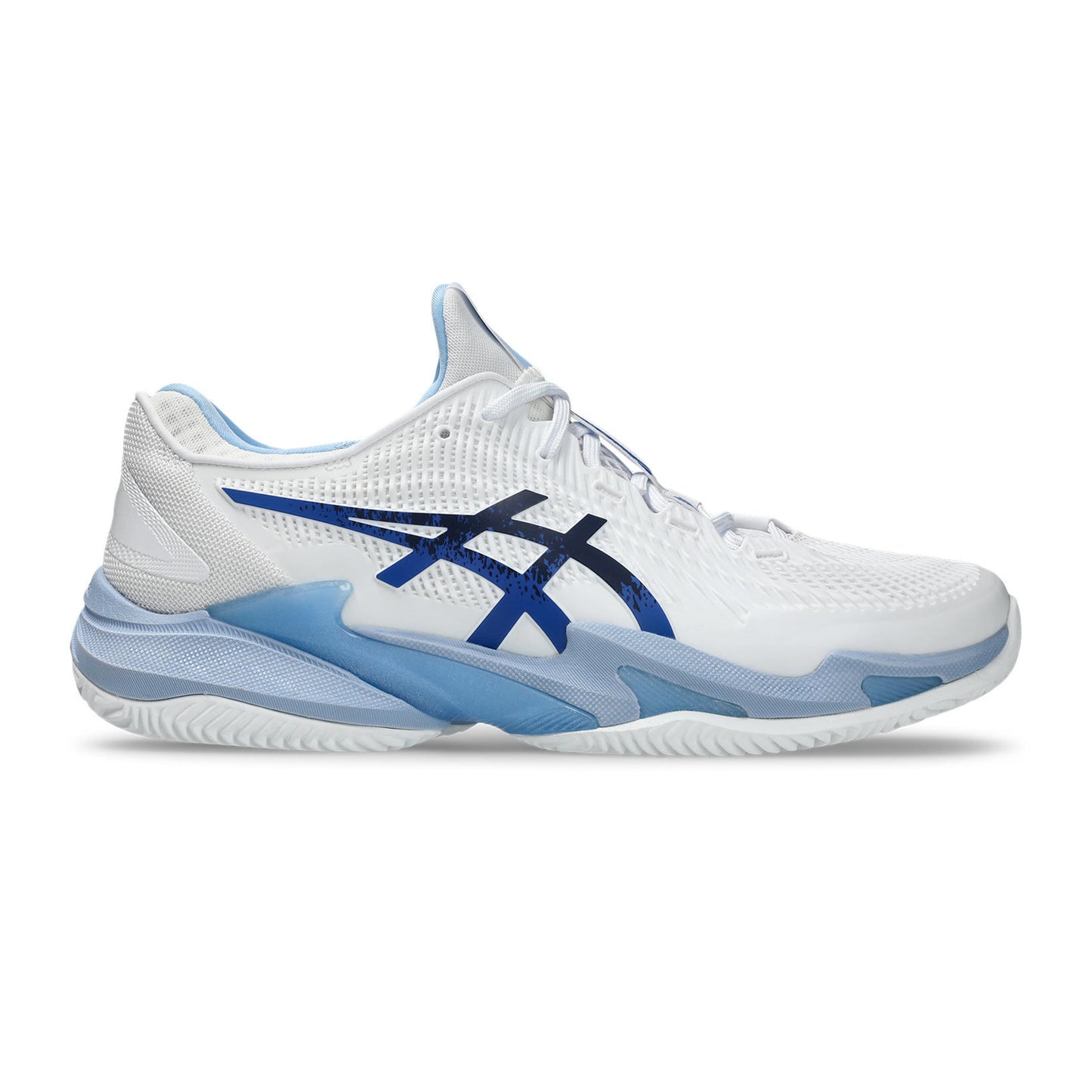 ASICS Court FF 3 Novak Grusbanesko Herrer - hvid, turkis