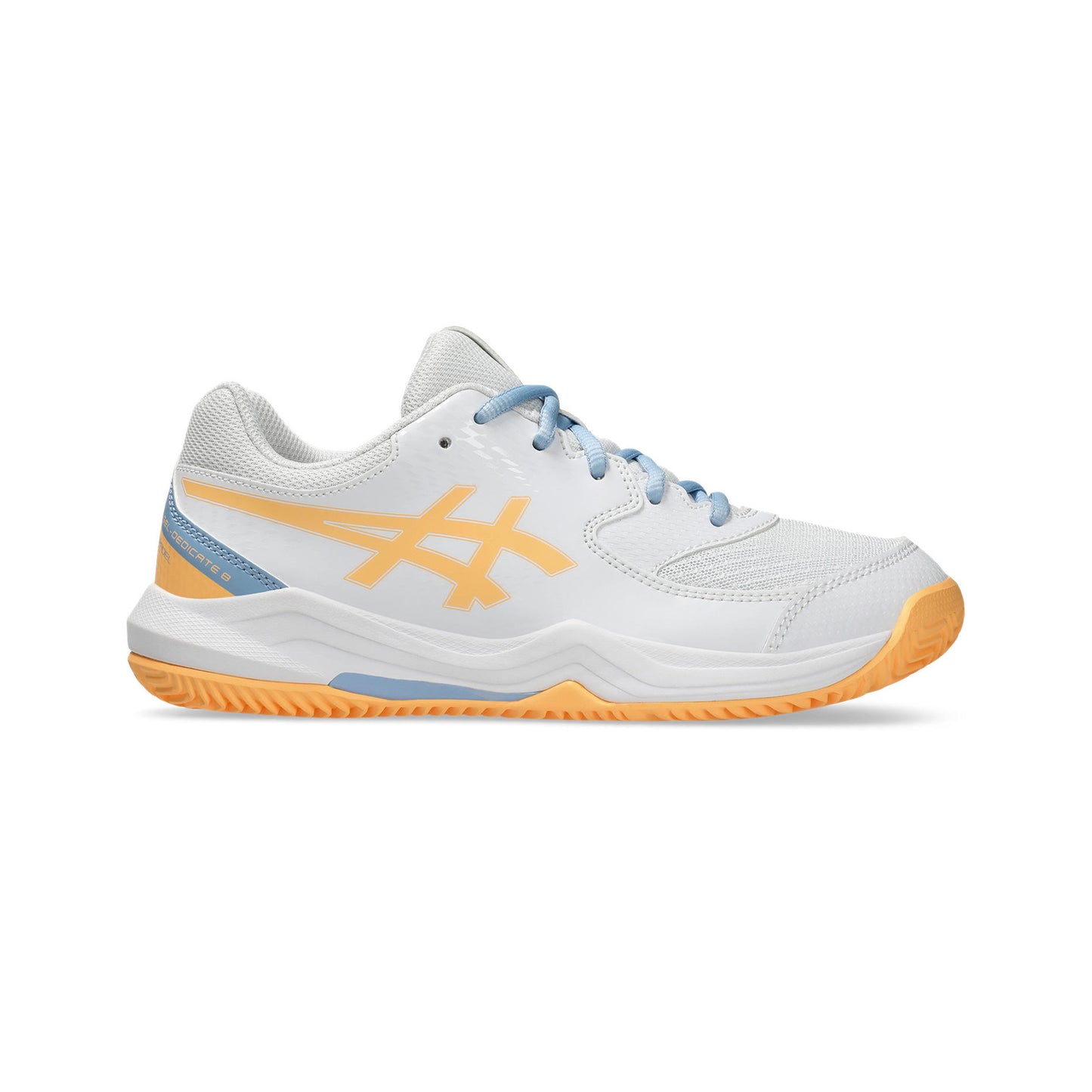 ASICS GEL-DEDICATE 8 PADEL GS Padelsko Børn-hvid, orange