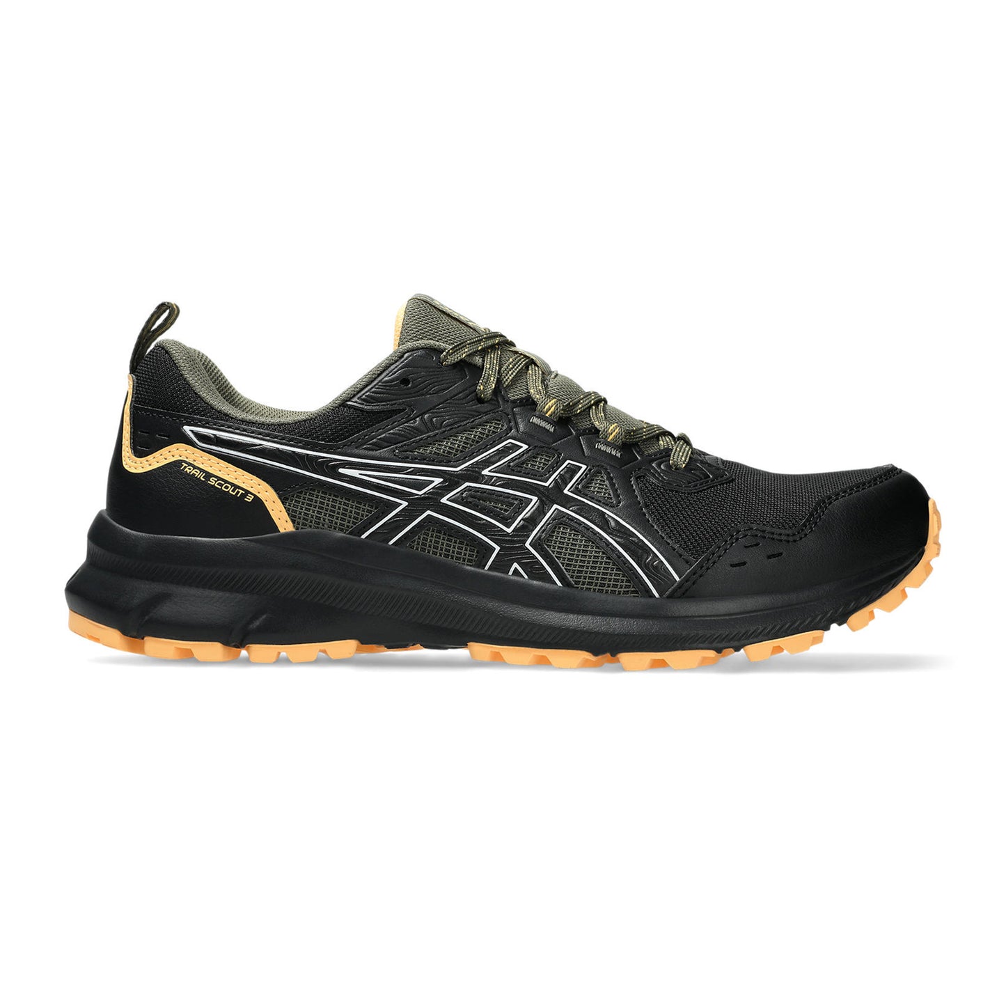 ASICS Trail Scout 3 Trailsko Herrer - sort, oliven