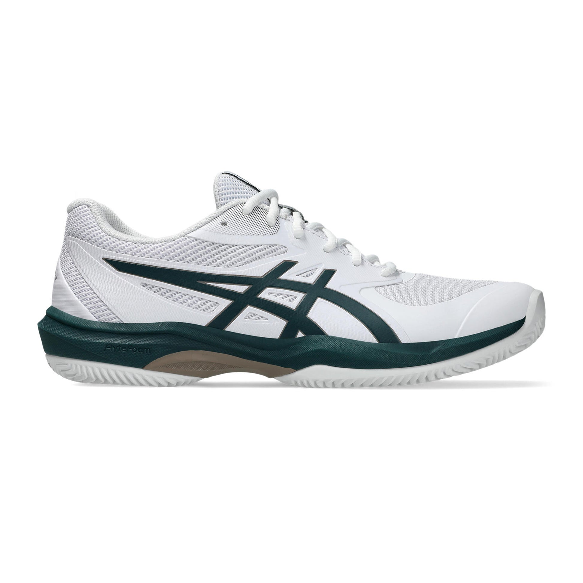ASICS Game FF/OC Grusbanesko Herrer - hvid, mørkegrøn