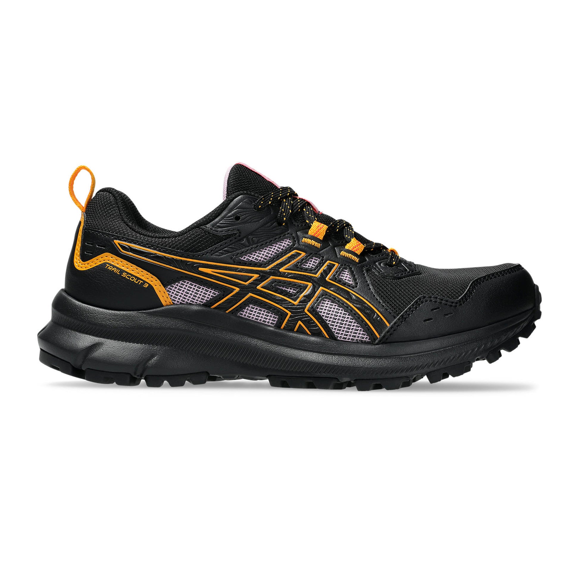 ASICS Trail Scout 3 Trailsko Damer-Sort,Lilla