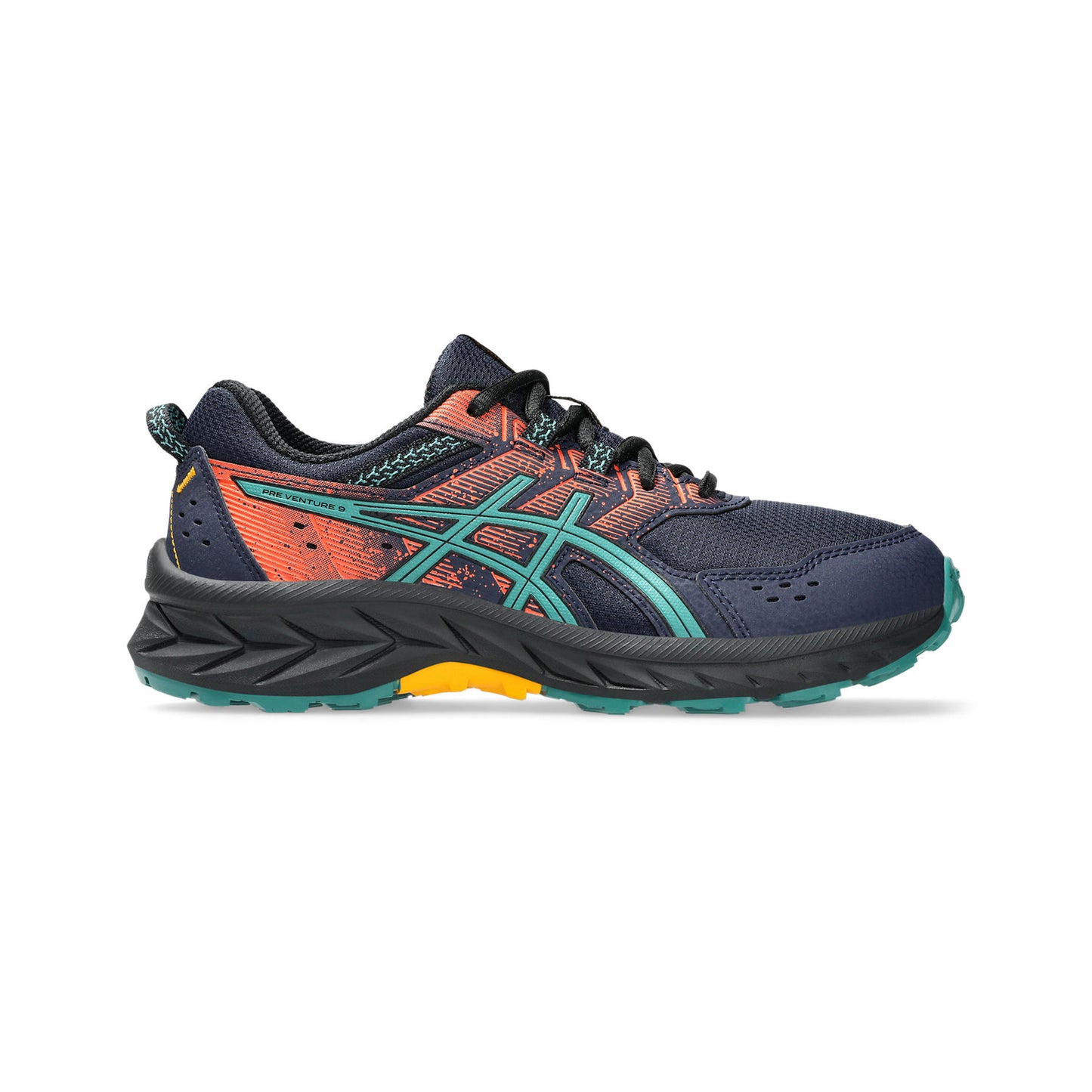 ASICS Pre-Venture 9 GS Trailsko Børn-Mørkeblå,Blå-grå