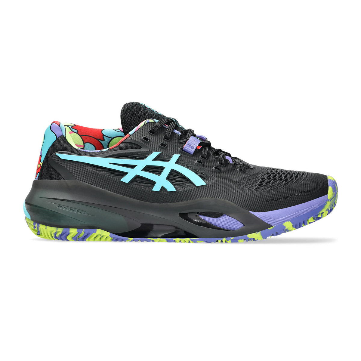 ASICS Gel-Resolution X  L.E. Padelsko Herrer - sort, lyseblå