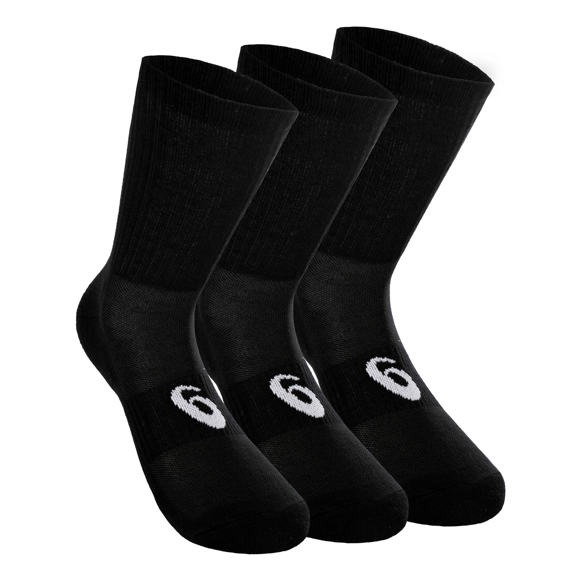 ASICS Crew Sportssokker Pakke Med 3-Sort,Hvid