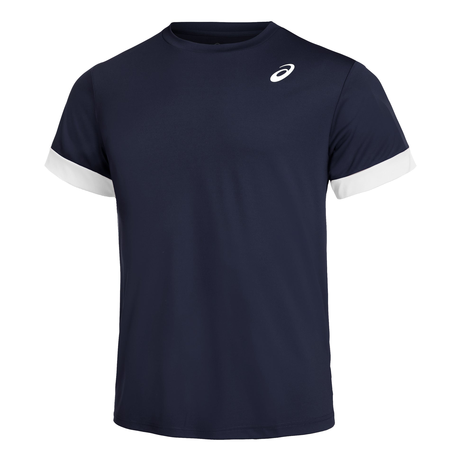 ASICS Court T-shirt Herrer - mørkeblå, hvid