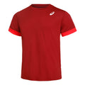 Court T-shirt Herrer - mørkerød, rød