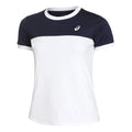 Court T-shirt Damer - hvid, mørkeblå