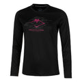Fujitrail Logo Shirt, langærmet Damer - sort, berry
