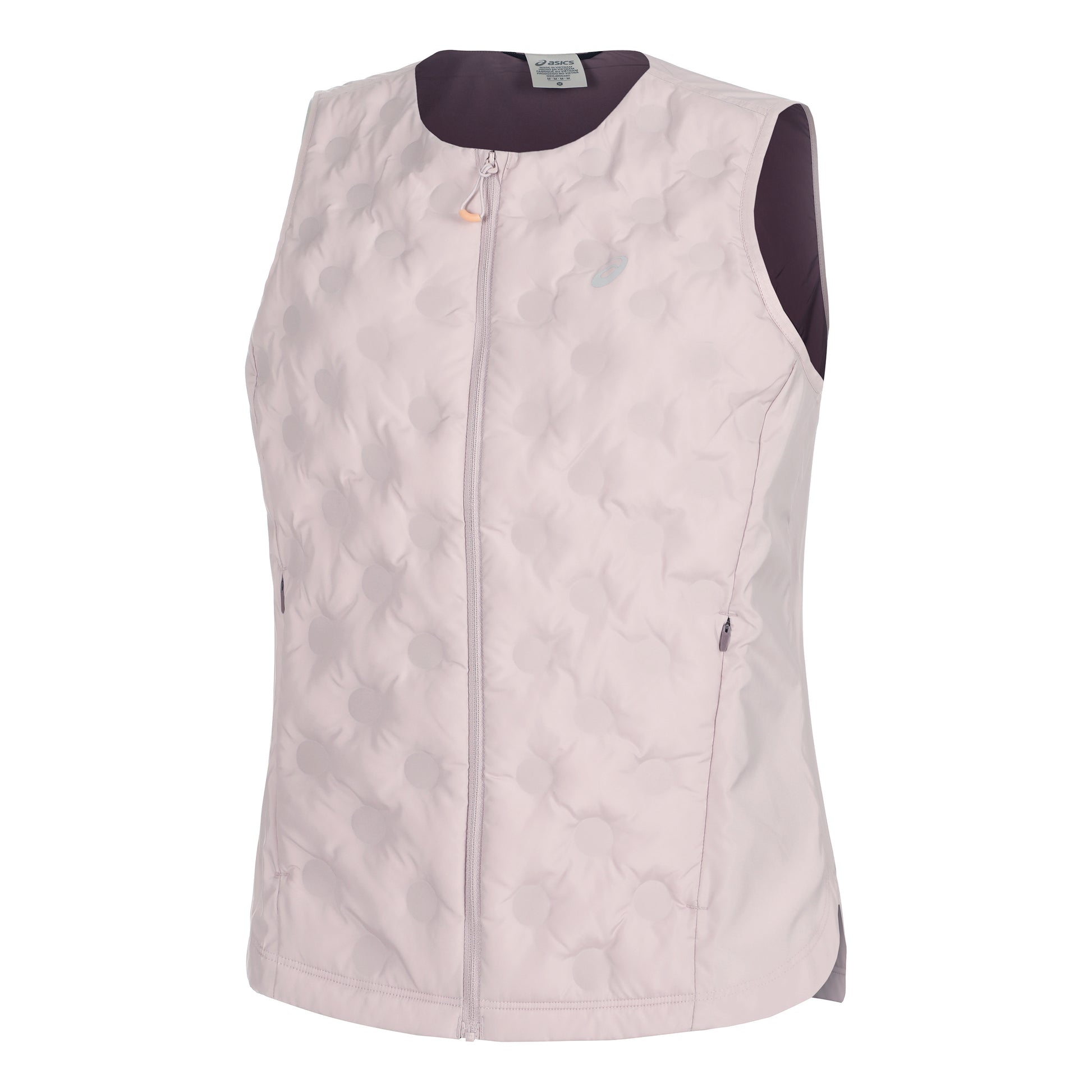 ASICS Nagino Run Padded Gilet Løbeveste Damer - naturfarvet,