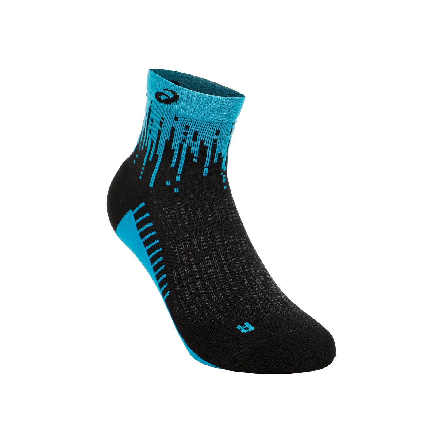ASICS Performance Run Quarter Løbesokker Unisex - blå, turkis