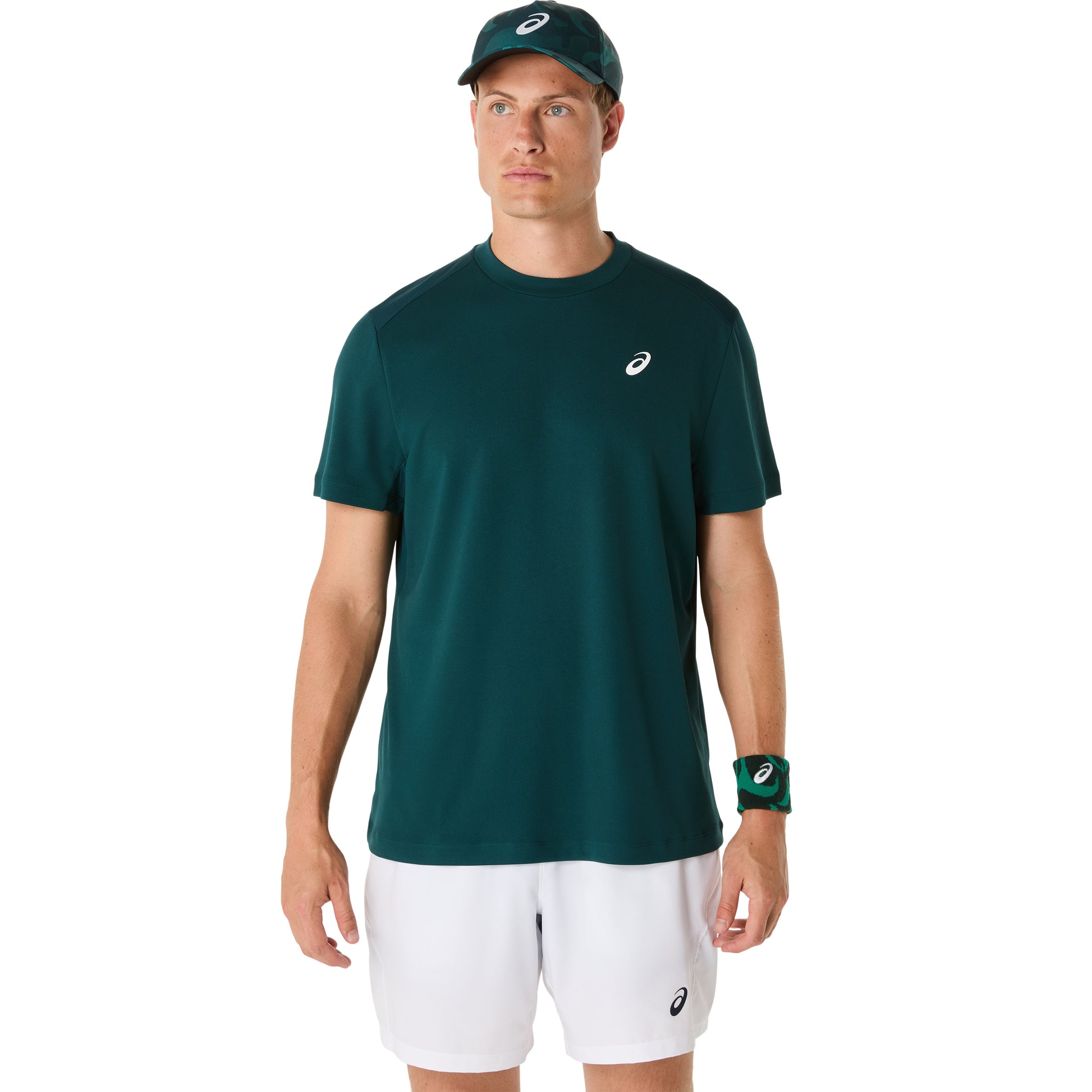 ASICS Court T-shirt Herrer - mørkegrøn,