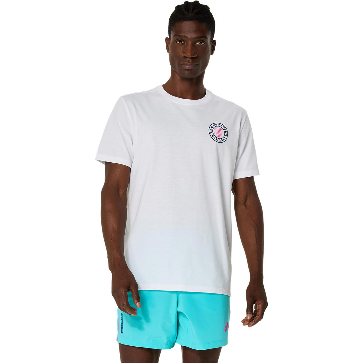 ASICS Court Graphic T-shirt Herrer - hvid,