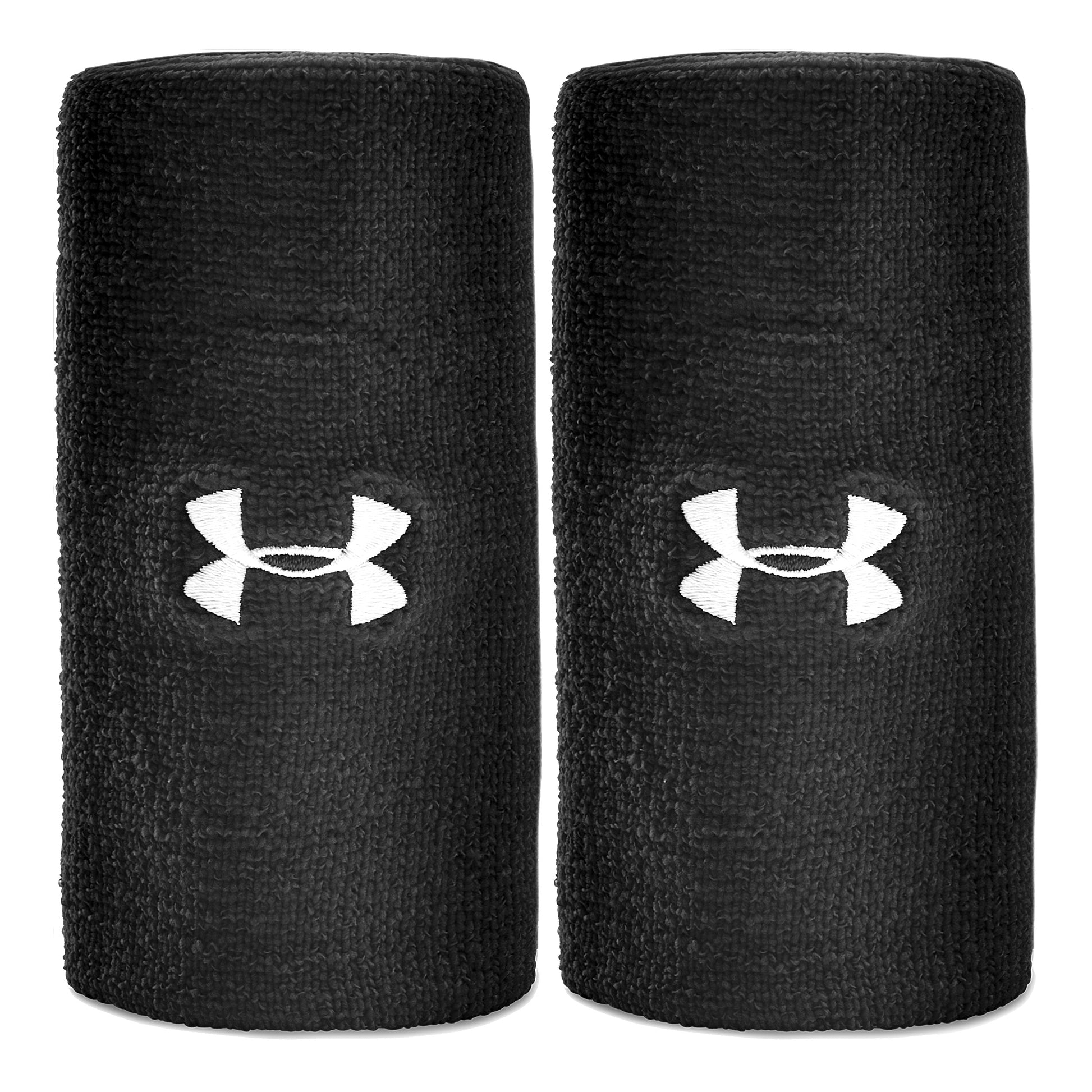 Under Armour Performance Svedbånd Pakke med 2 lang - sort, hvid