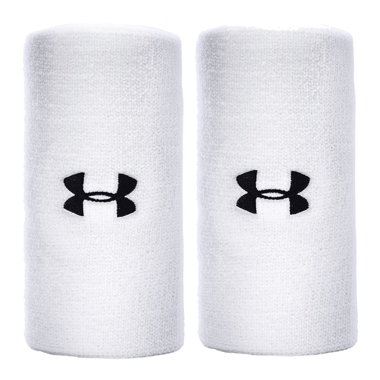 Under Armour Performance Svedbånd Pakke med 2 lang - hvid, sort