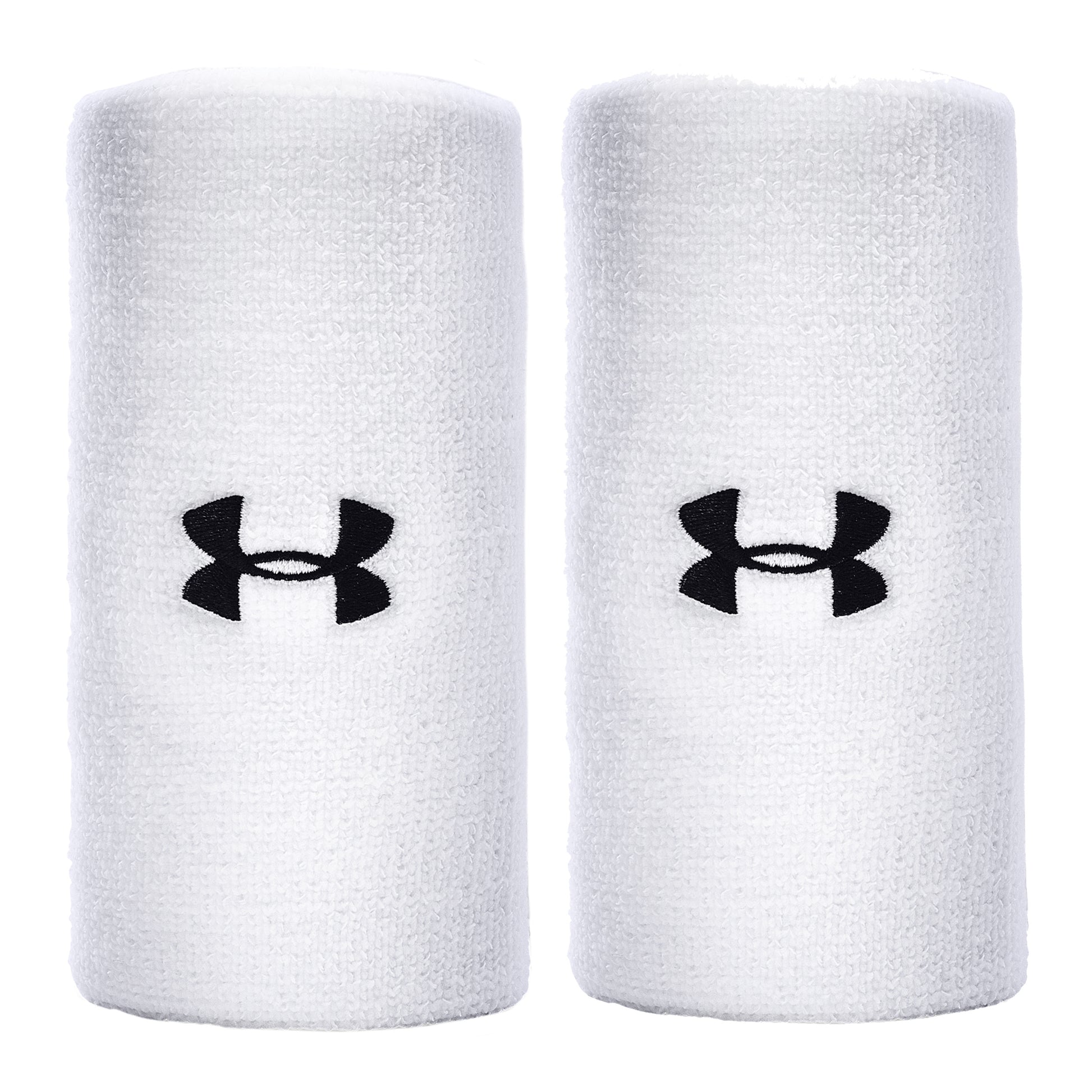 Under Armour Performance Svedbånd Pakke med 2 lang - hvid, sort