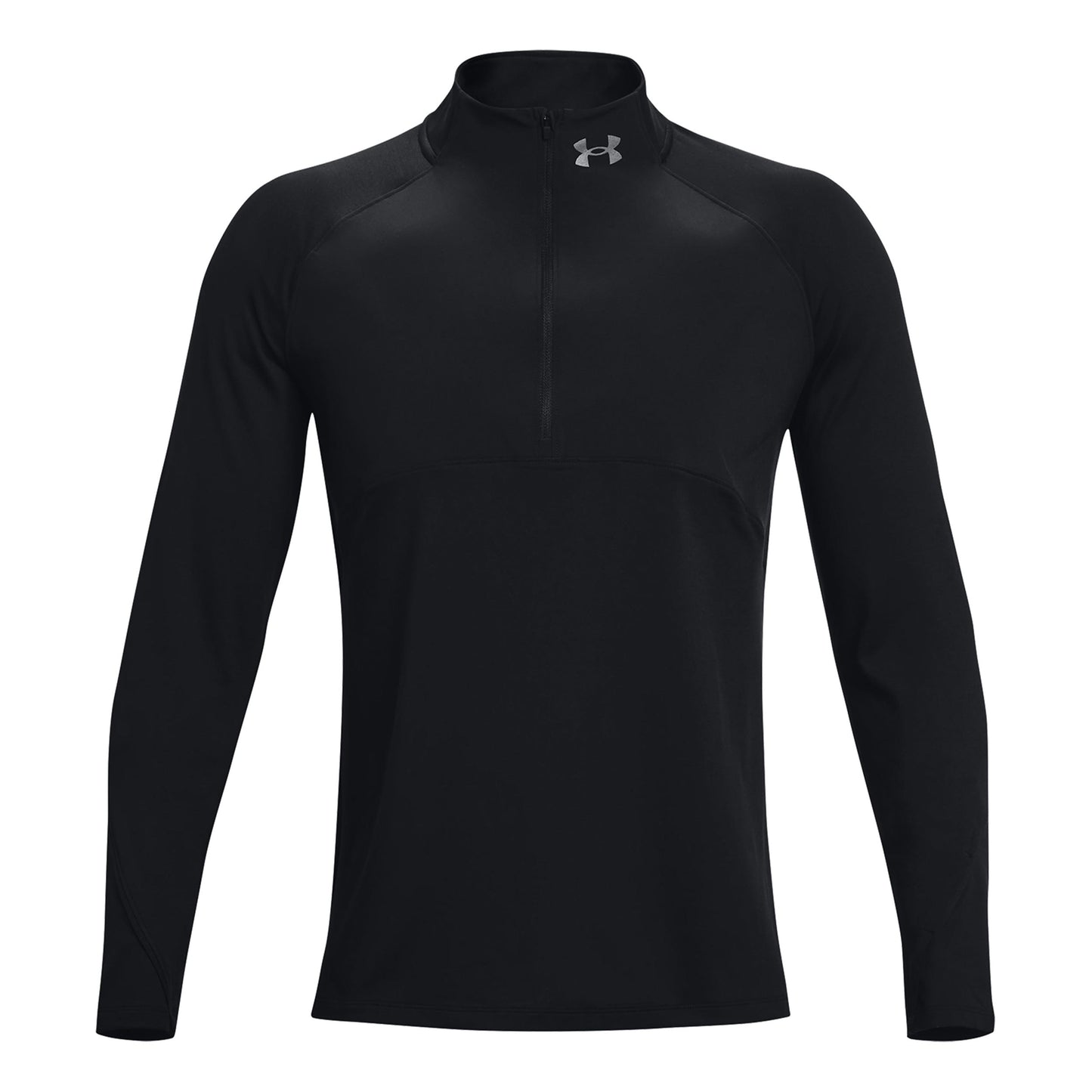Under Armour Qualifier Run 2.0 Half-Zip Shirt, langærmet Herrer - sort,