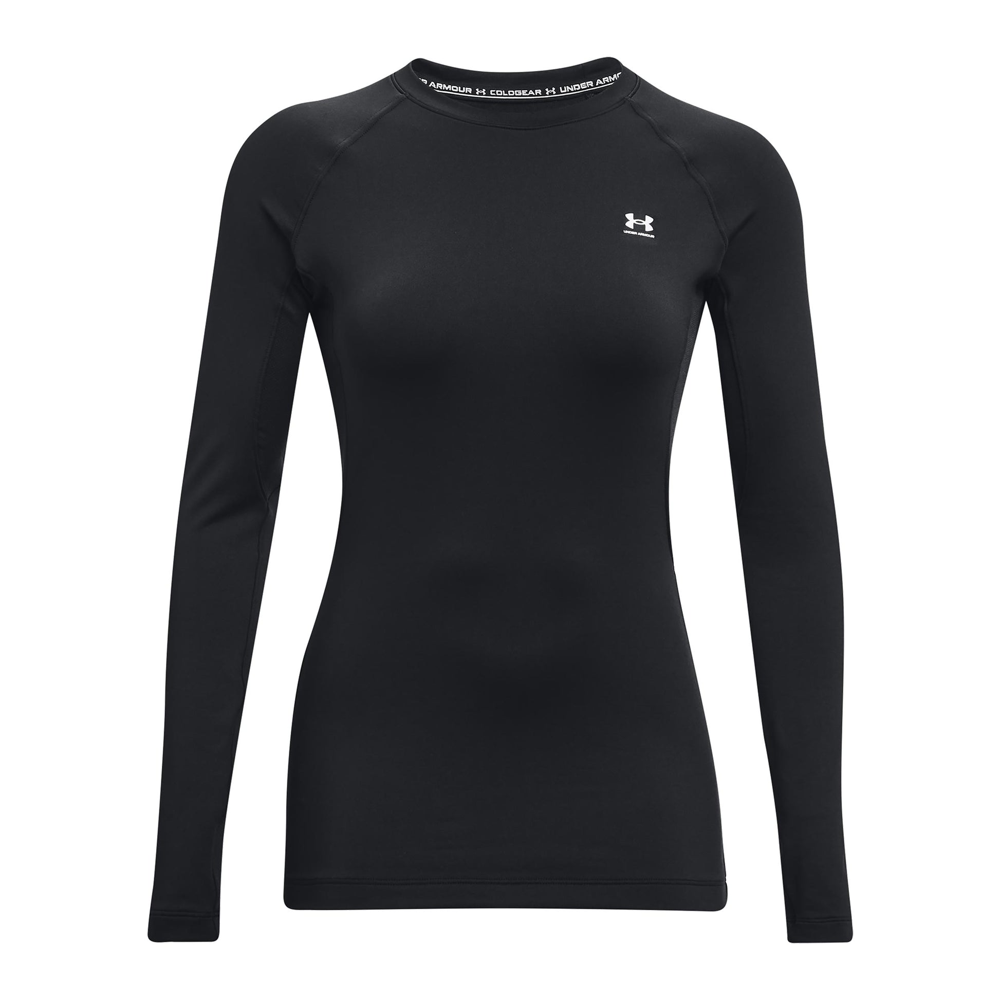 Under Armour Authentics Crew Shirt,Langærmet Damer-Sort