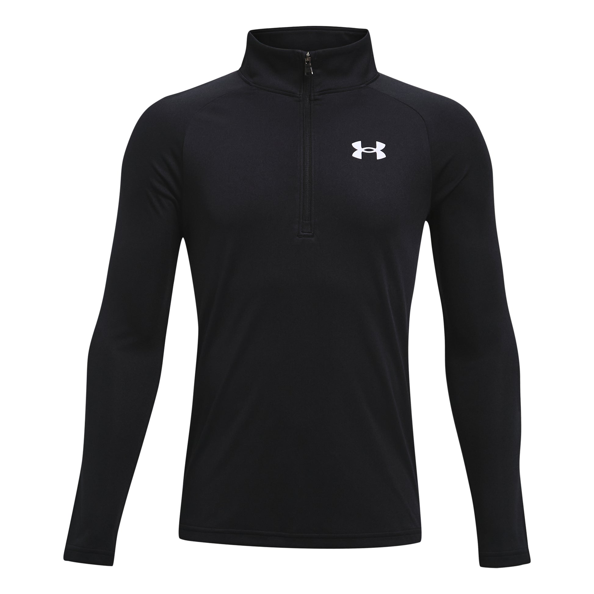 Under Armour Tech 2.0 1/2 Zip Shirt,Langærmet Drenge-Sort,Hvid