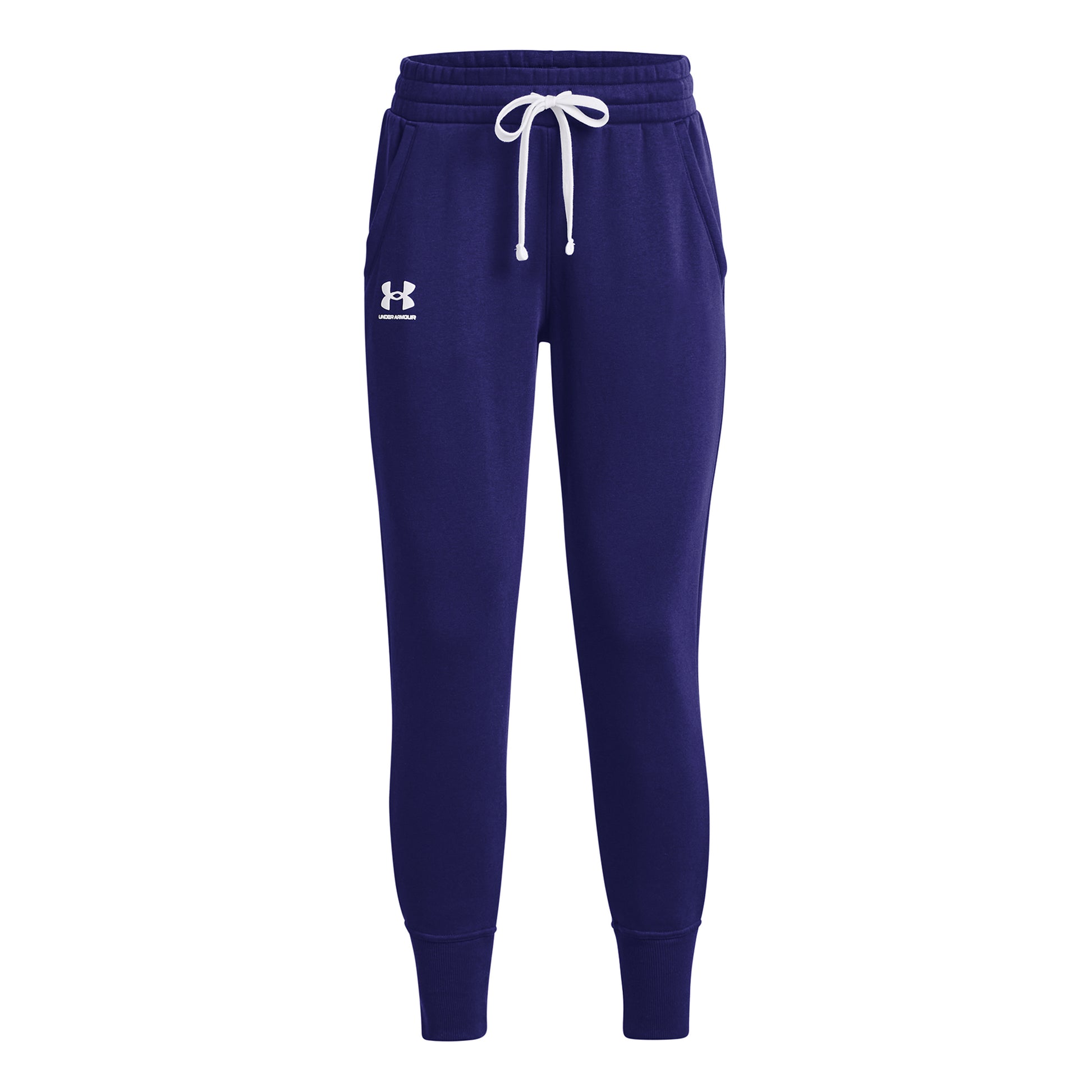 Under Armour Fleece Træningsbukser Damer - mørkeblå, hvid